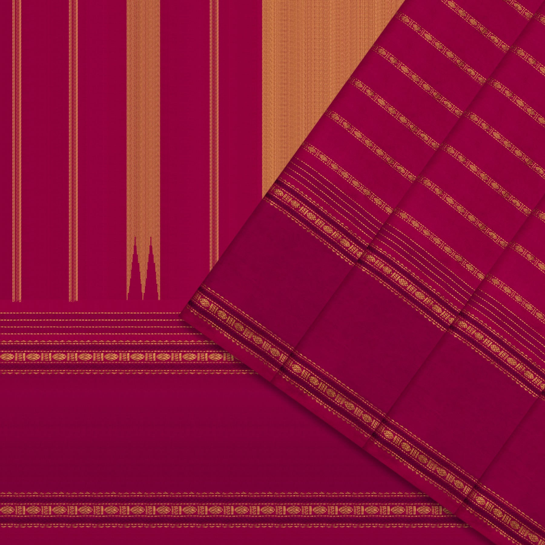 Kanakavalli Kanjivaram Silk Sari 22-040-HS001-06263 - Cover View