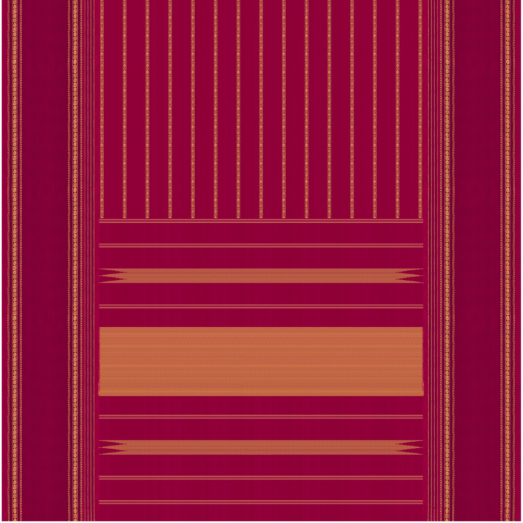 Kanakavalli Kanjivaram Silk Sari 22-040-HS001-06263 - Full View