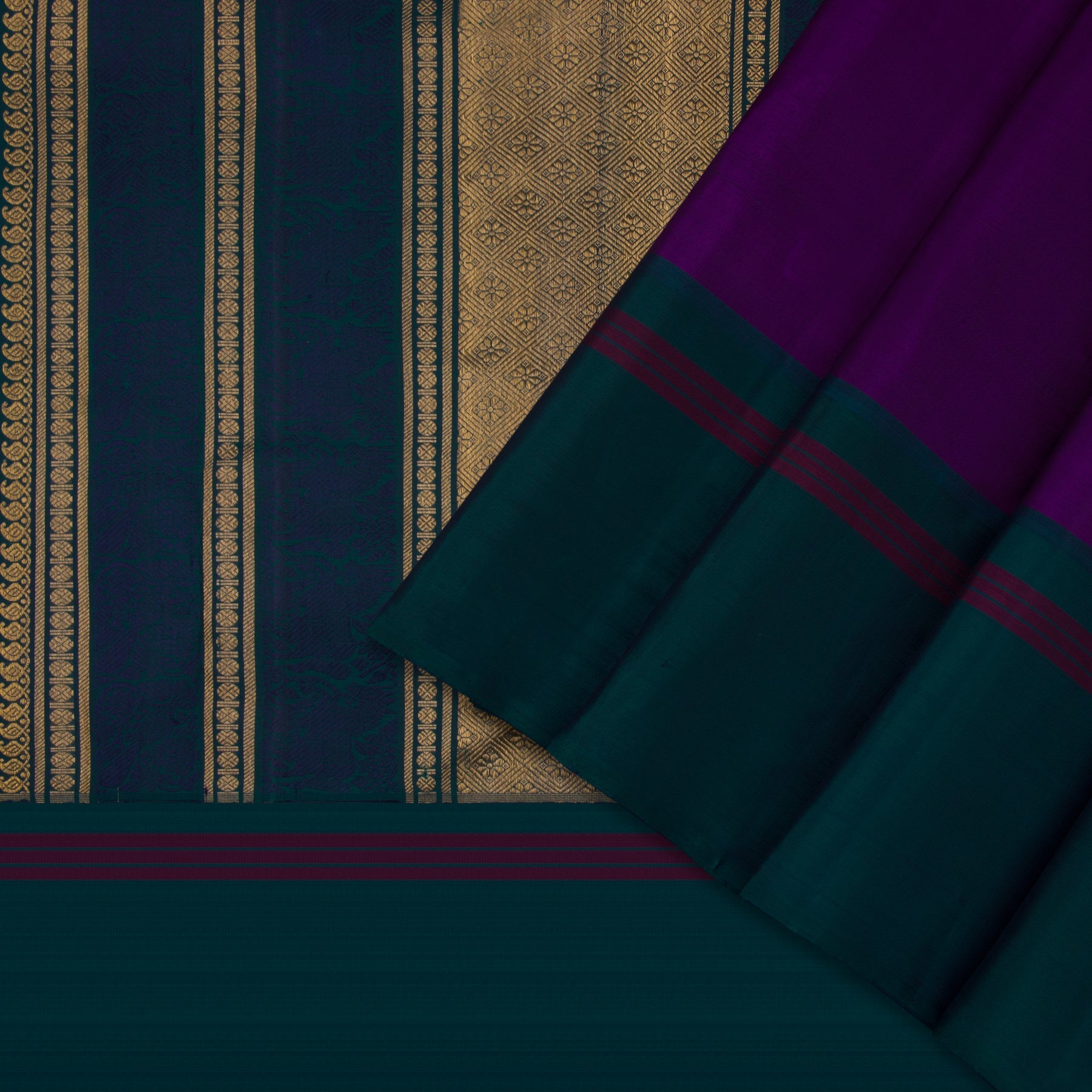 Kanakavalli Kanjivaram Silk Sari 22-040-HS001-08582 - Cover View
