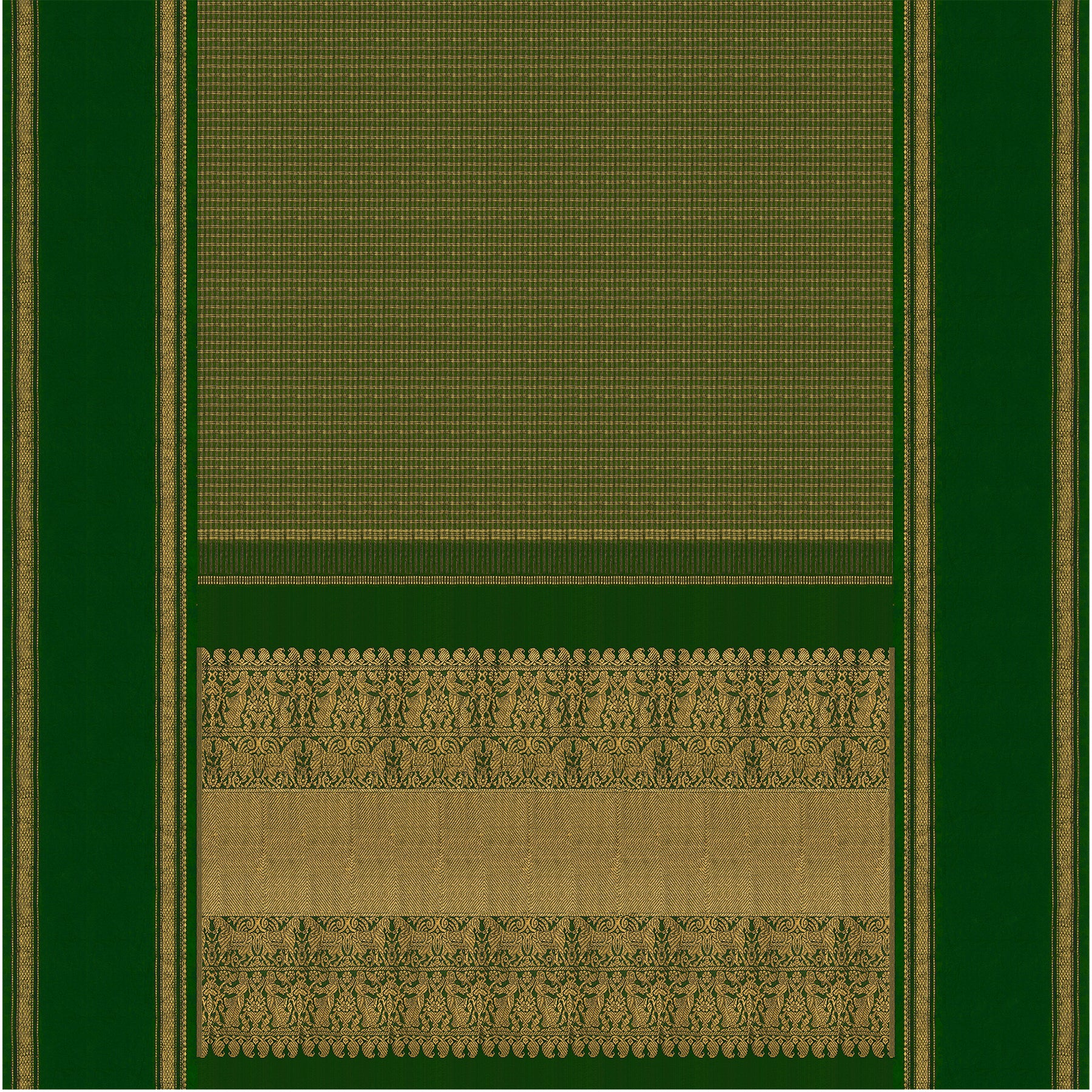 Kanakavalli Kanjivaram Silk Sari 22-040-HS001-09375 - Full View