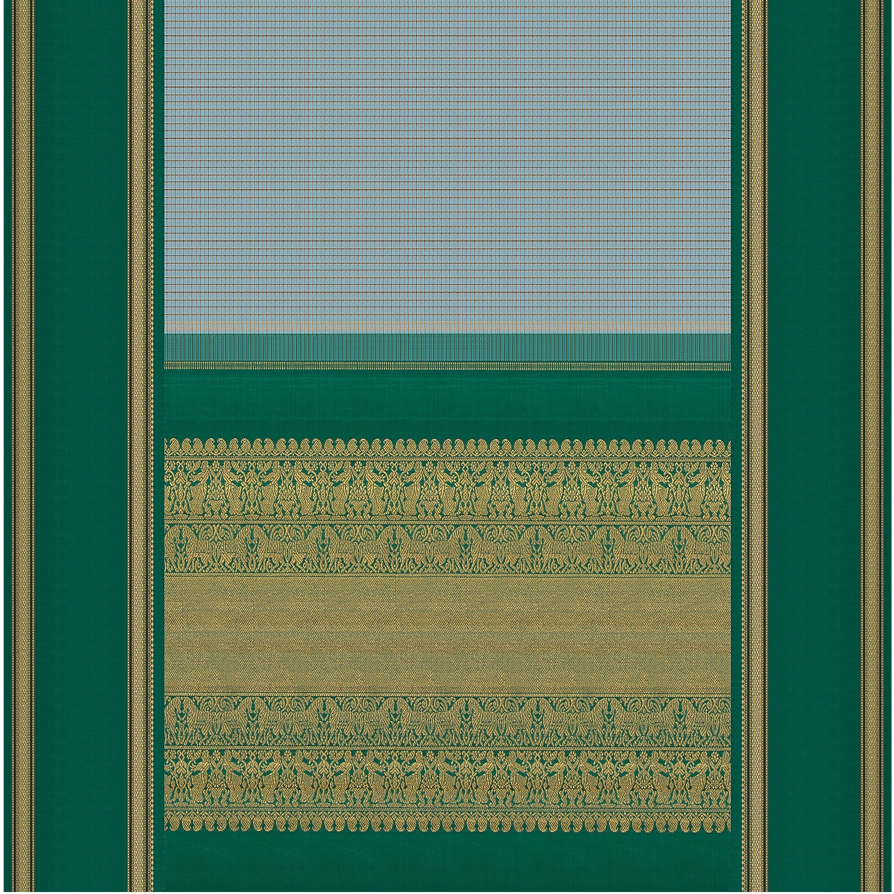 Kanakavalli Kanjivaram Silk Sari 22-040-HS001-09375 - Full View