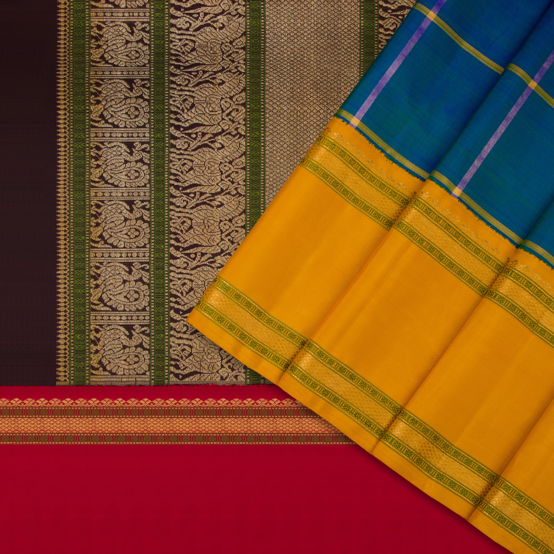 Kanakavalli Kanjivaram Silk Sari 22-040-HS001-10068 - Cover View