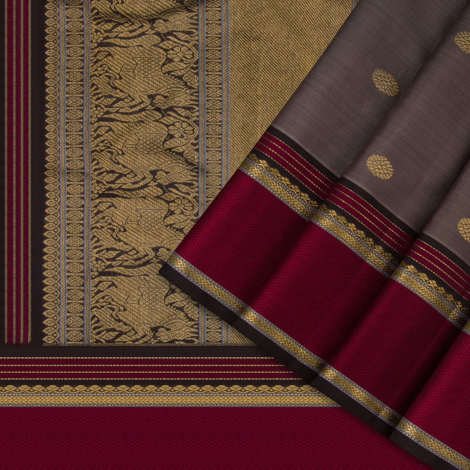 Kanakavalli Kanjivaram Silk Sari 22-040-HS001-10399 - Cover View