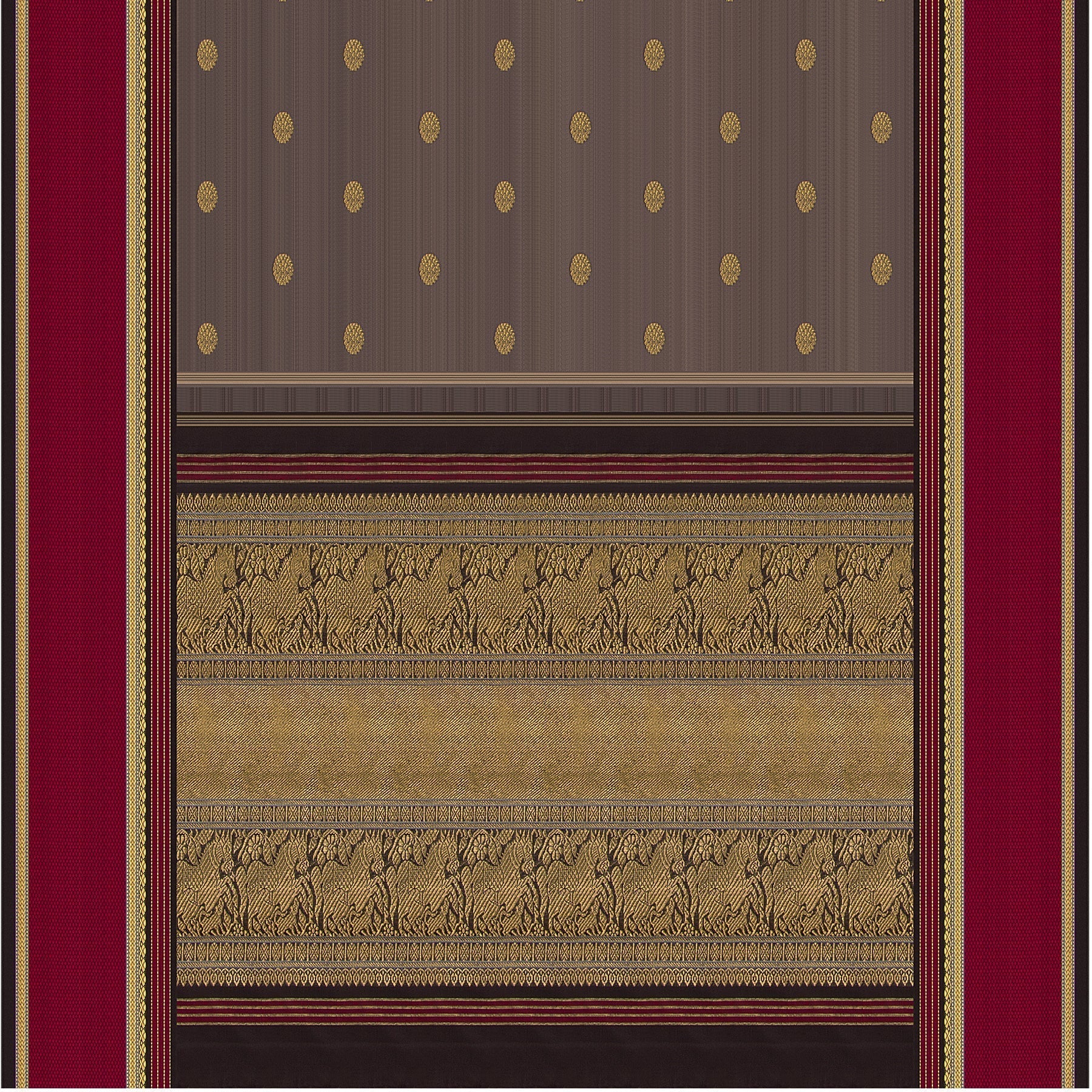 Kanakavalli Kanjivaram Silk Sari 22-040-HS001-10399 - Full View