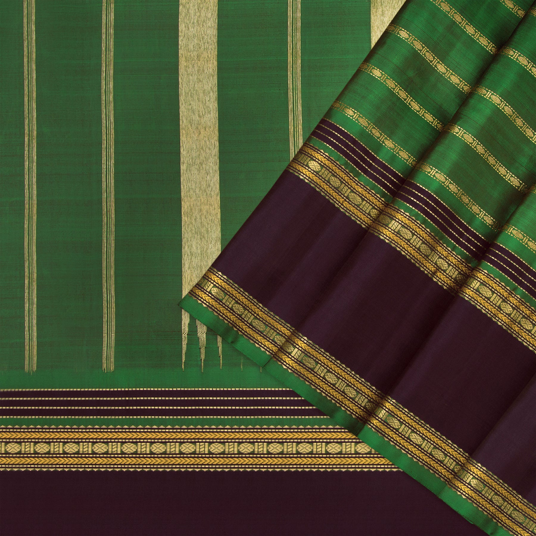 Kanakavalli Kanjivaram Silk Sari 22-040-HS001-10403 - Cover View