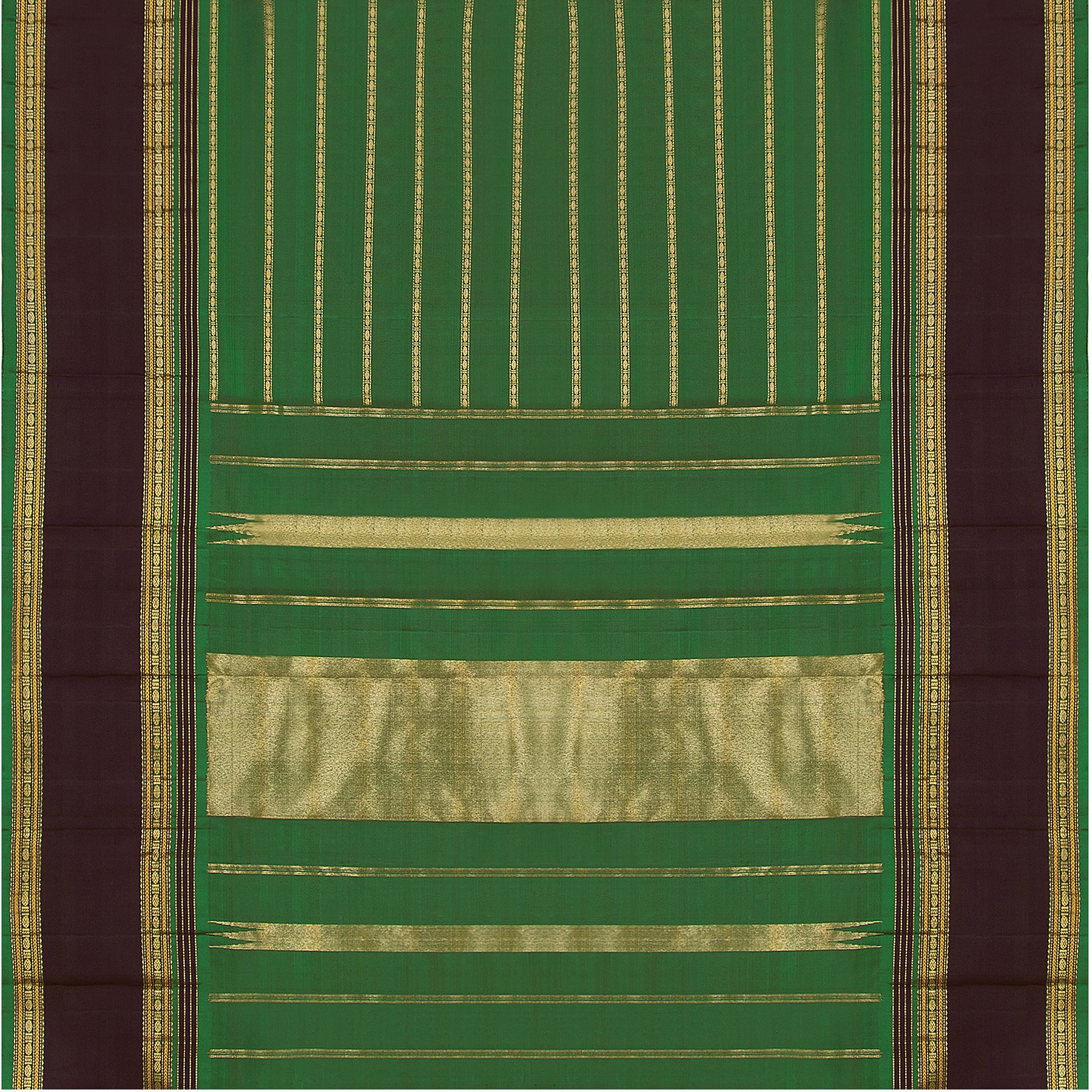 Kanakavalli Kanjivaram Silk Sari 22-040-HS001-10403 - Full View