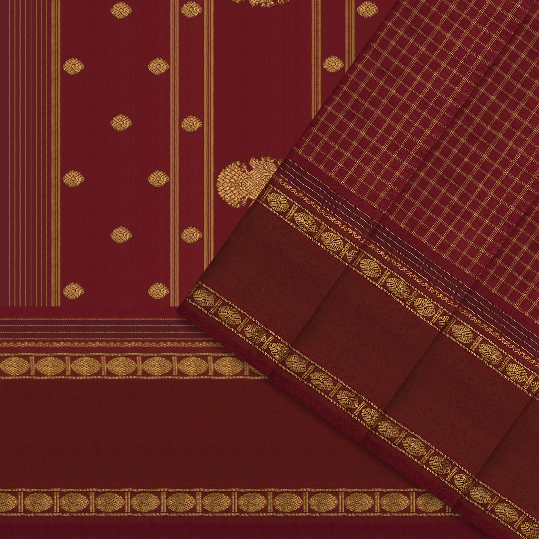 Kanakavalli Kanjivaram Silk Sari 22-040-HS001-10404 - Cover View