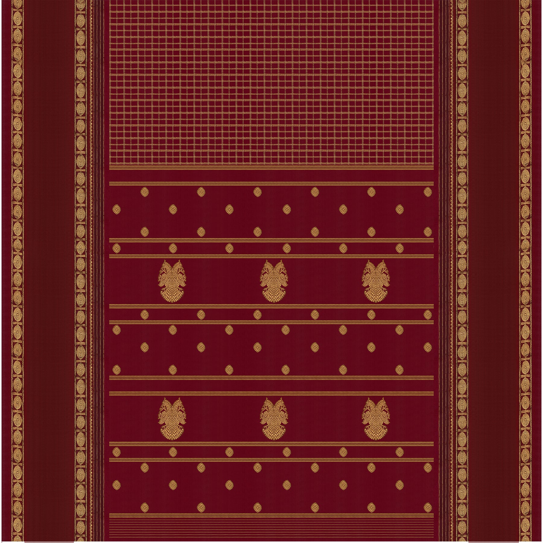 Kanakavalli Kanjivaram Silk Sari 22-040-HS001-10404 - Full View