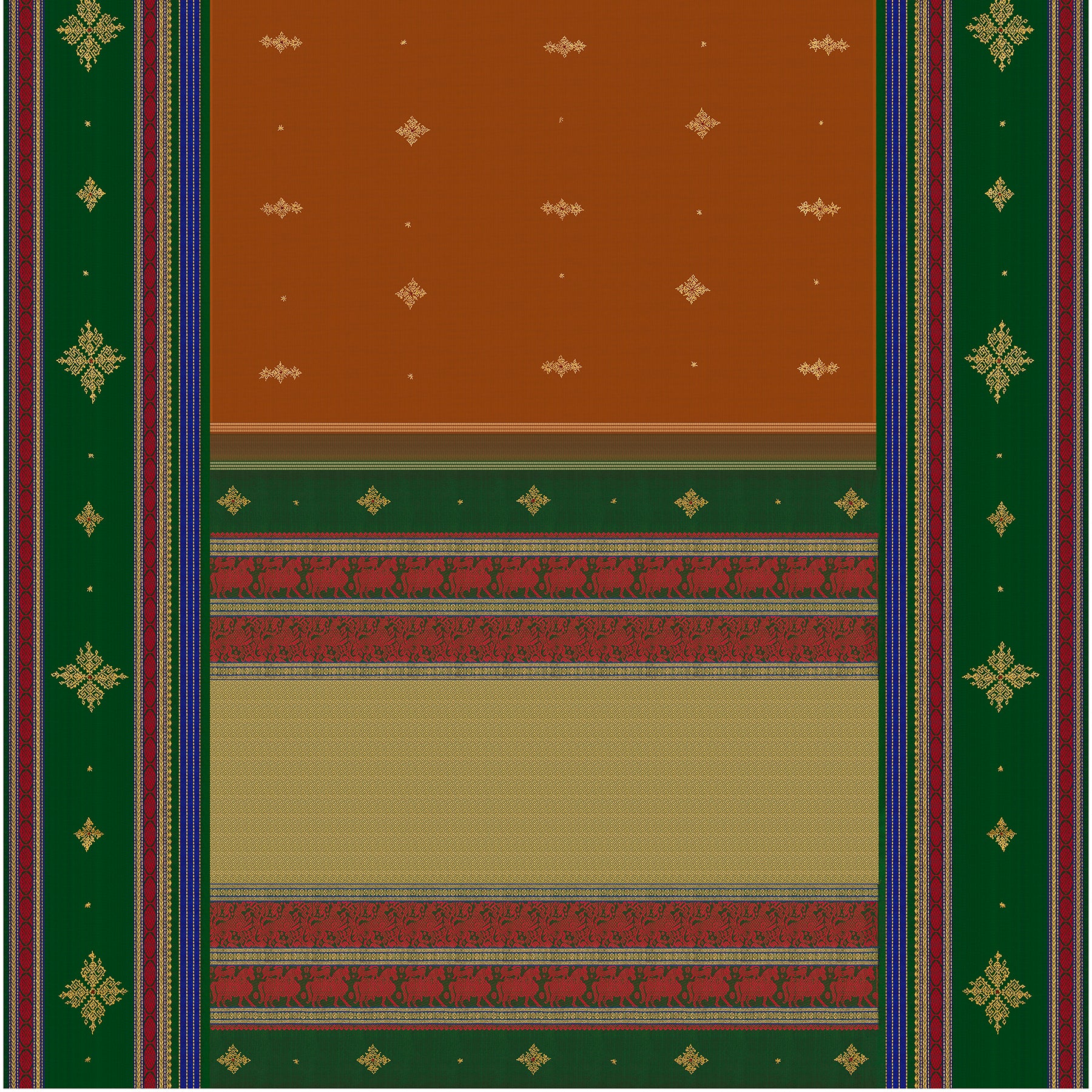 Kanakavalli Kanjivaram Silk Sari 22-040-HS001-10788 - Full View
