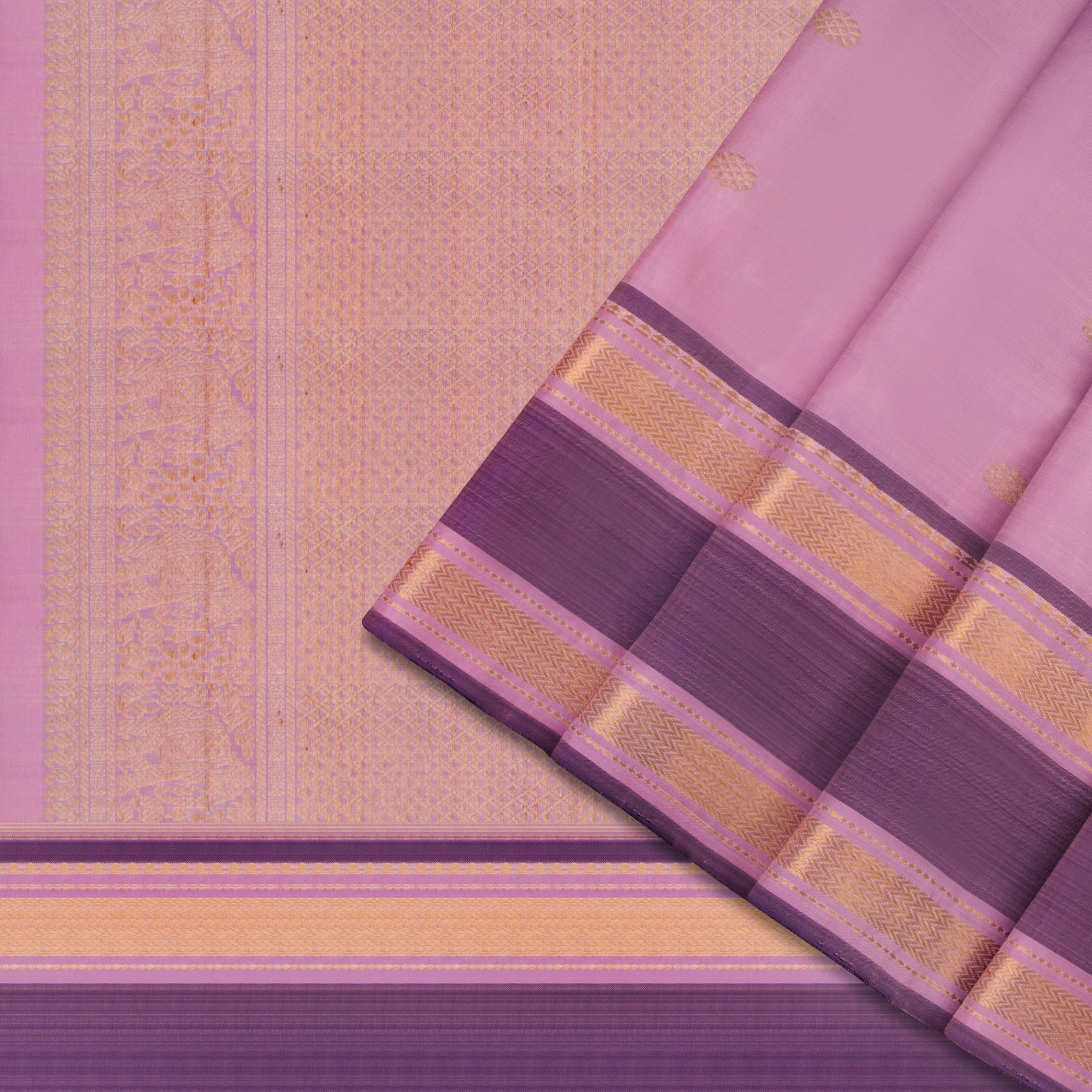 Kanakavalli Kanjivaram Silk Sari 22-040-HS001-11442 - Cover View
