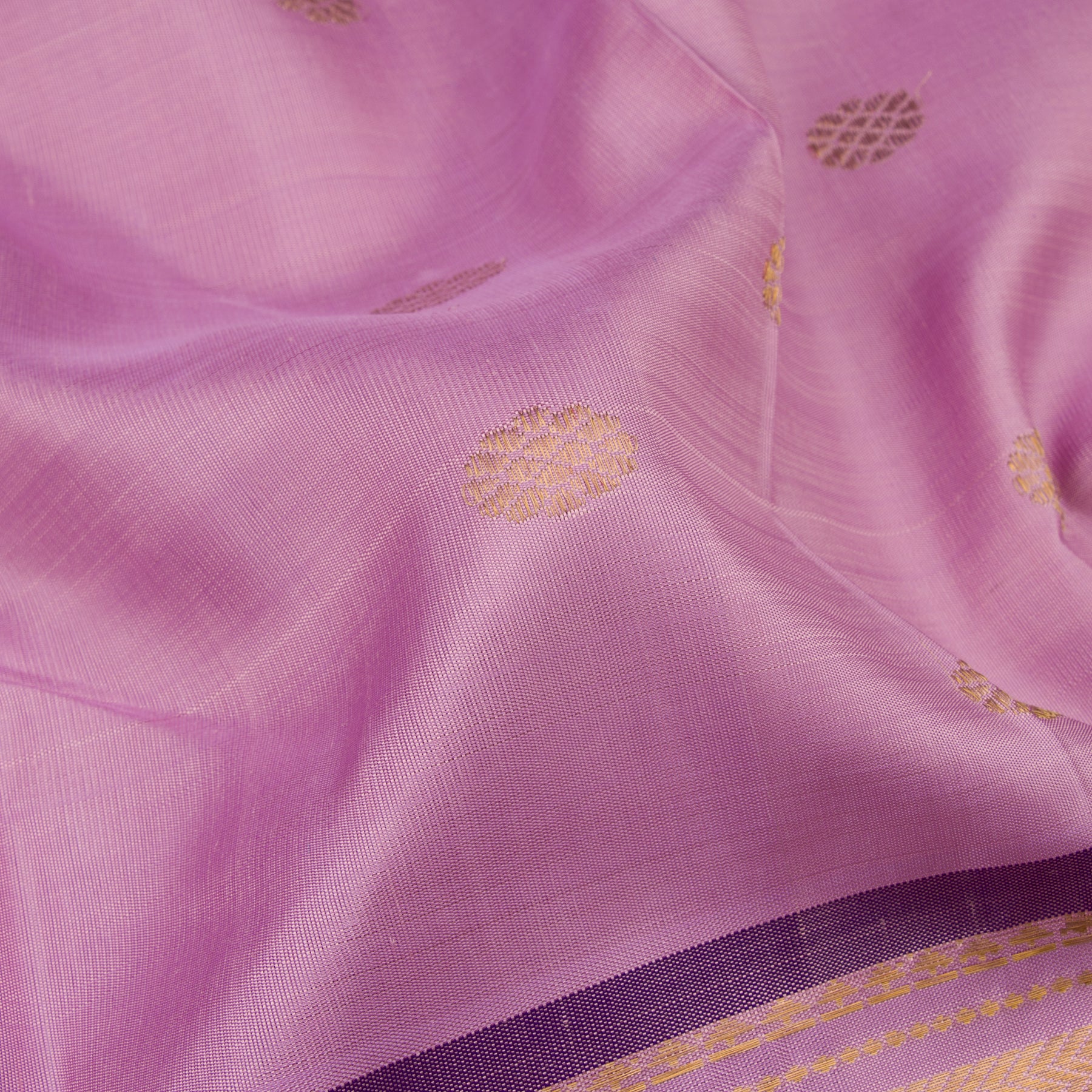 Kanakavalli Kanjivaram Silk Sari 22-040-HS001-11442 - Fabric View