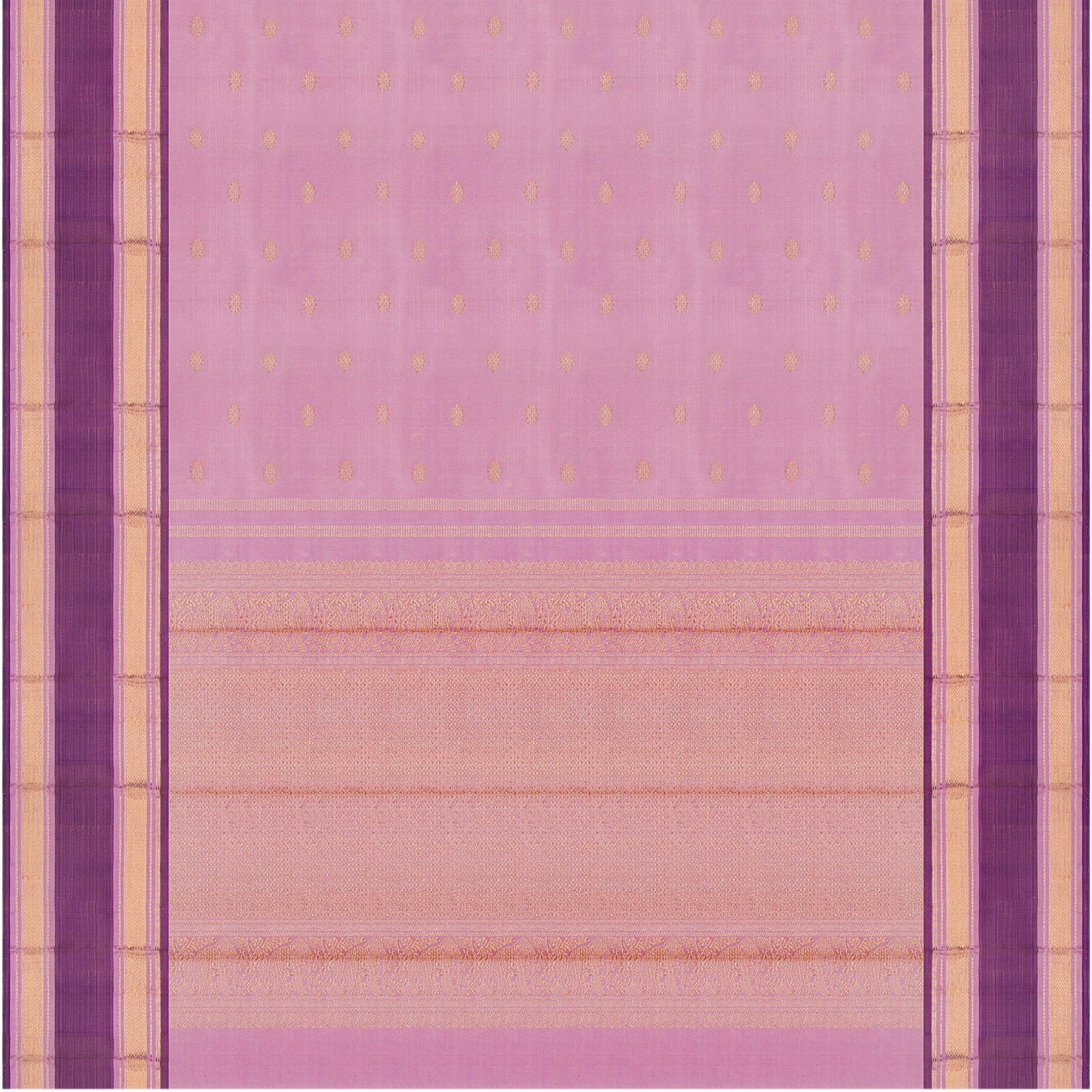 Kanakavalli Kanjivaram Silk Sari 22-040-HS001-11442 - Full View