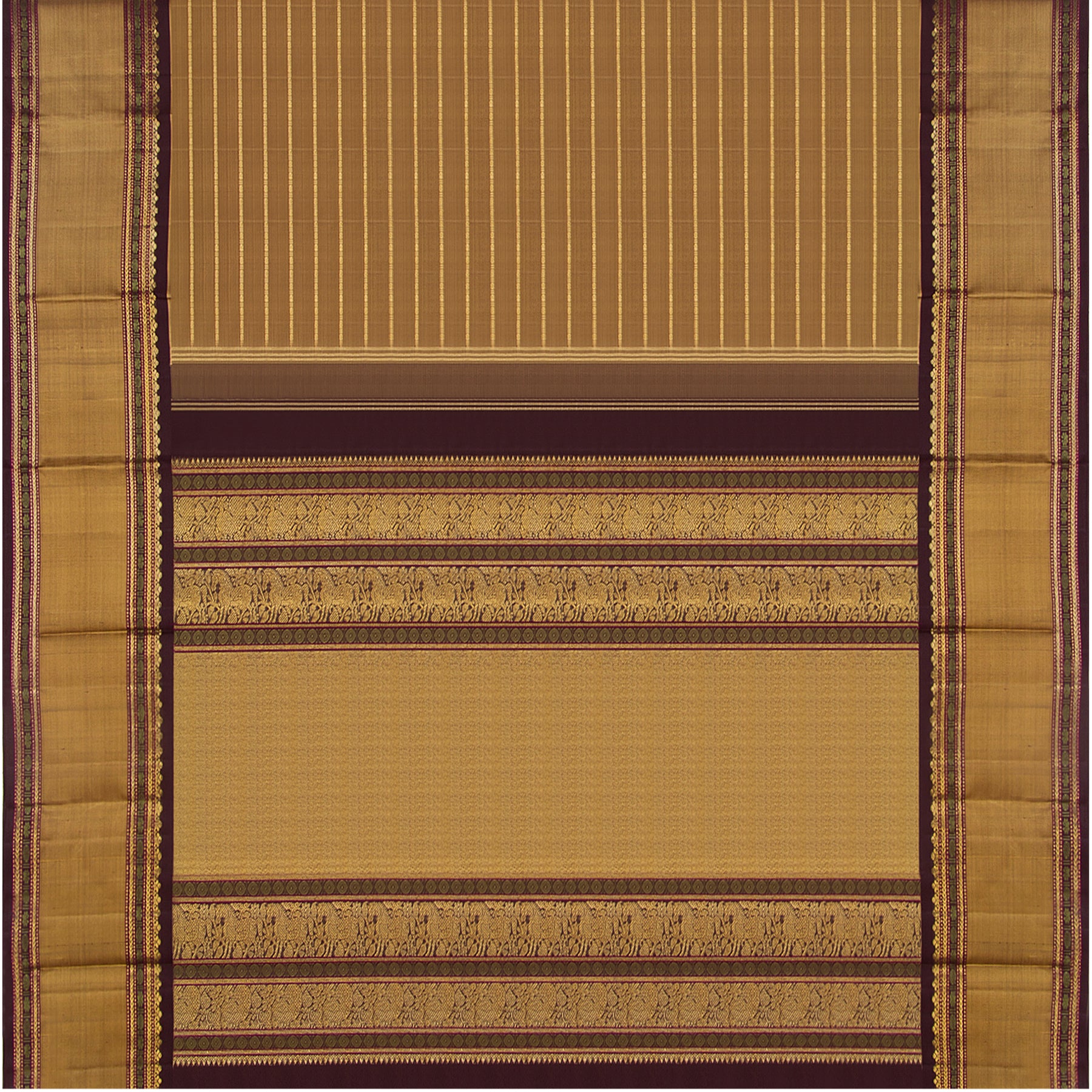 Kanakavalli Kanjivaram Silk Sari 22-040-HS001-12907 - Full View