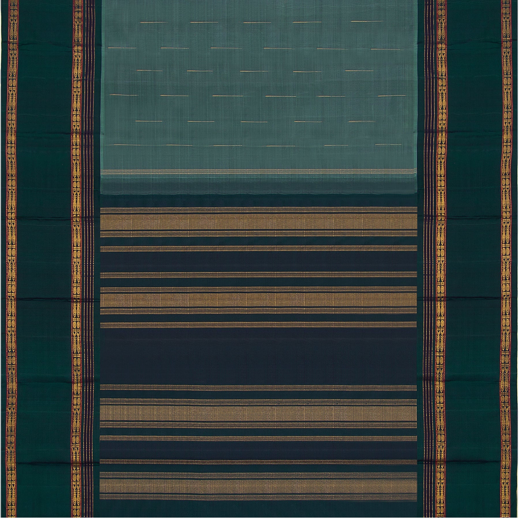 Kanakavalli Kanjivaram Silk Sari 22-040-HS001-12912 - Full View