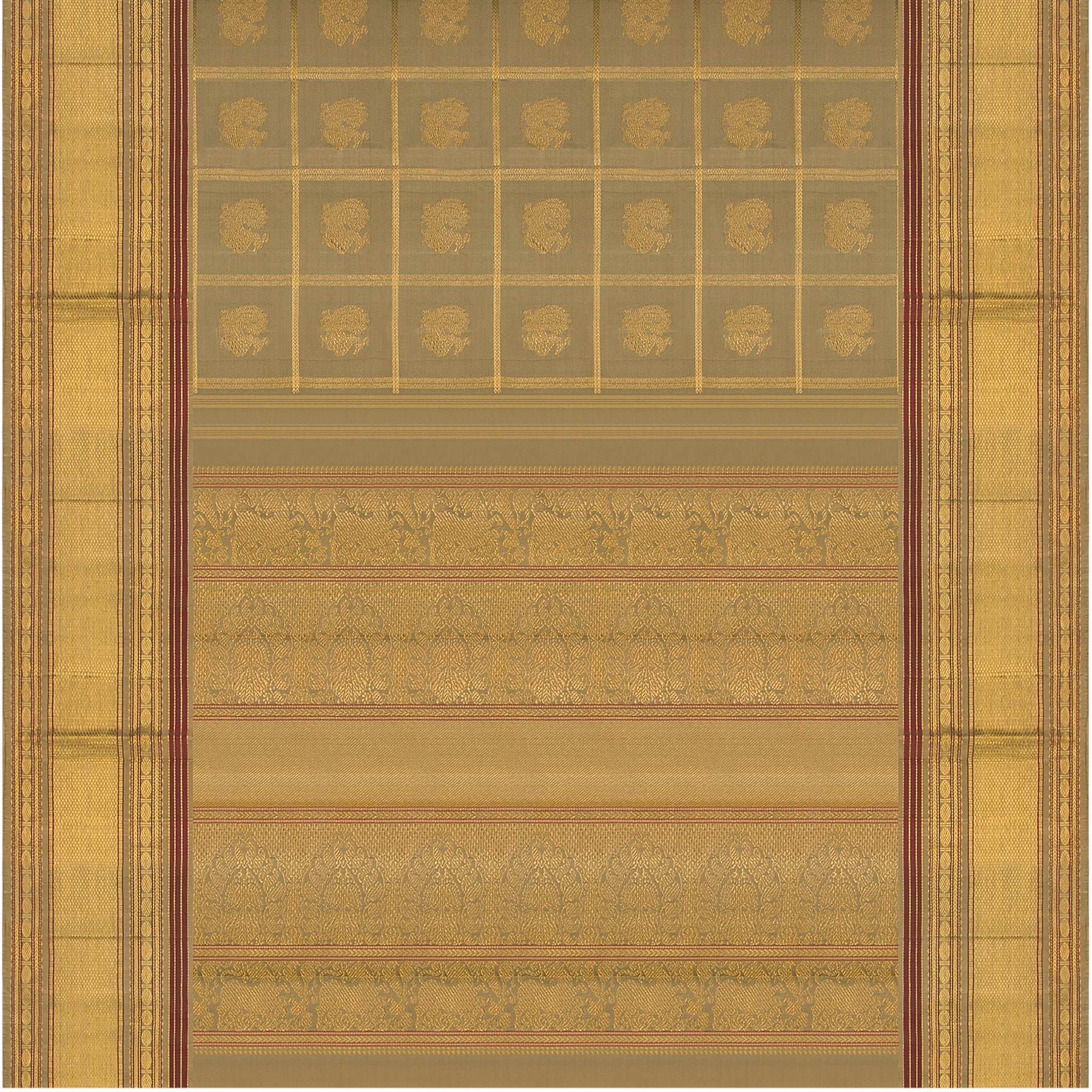 Kanakavalli Kanjivaram Silk Sari 22-040-HS001-13552 - Full View