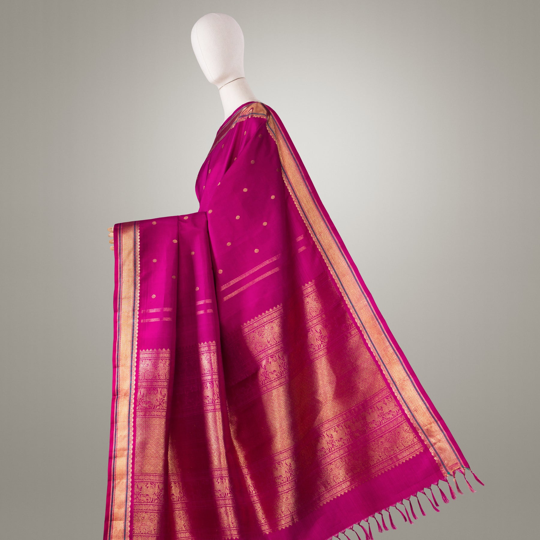 Kanakavalli Kanjivaram Silk Sari 22-040-HS001-15011 - Full View
