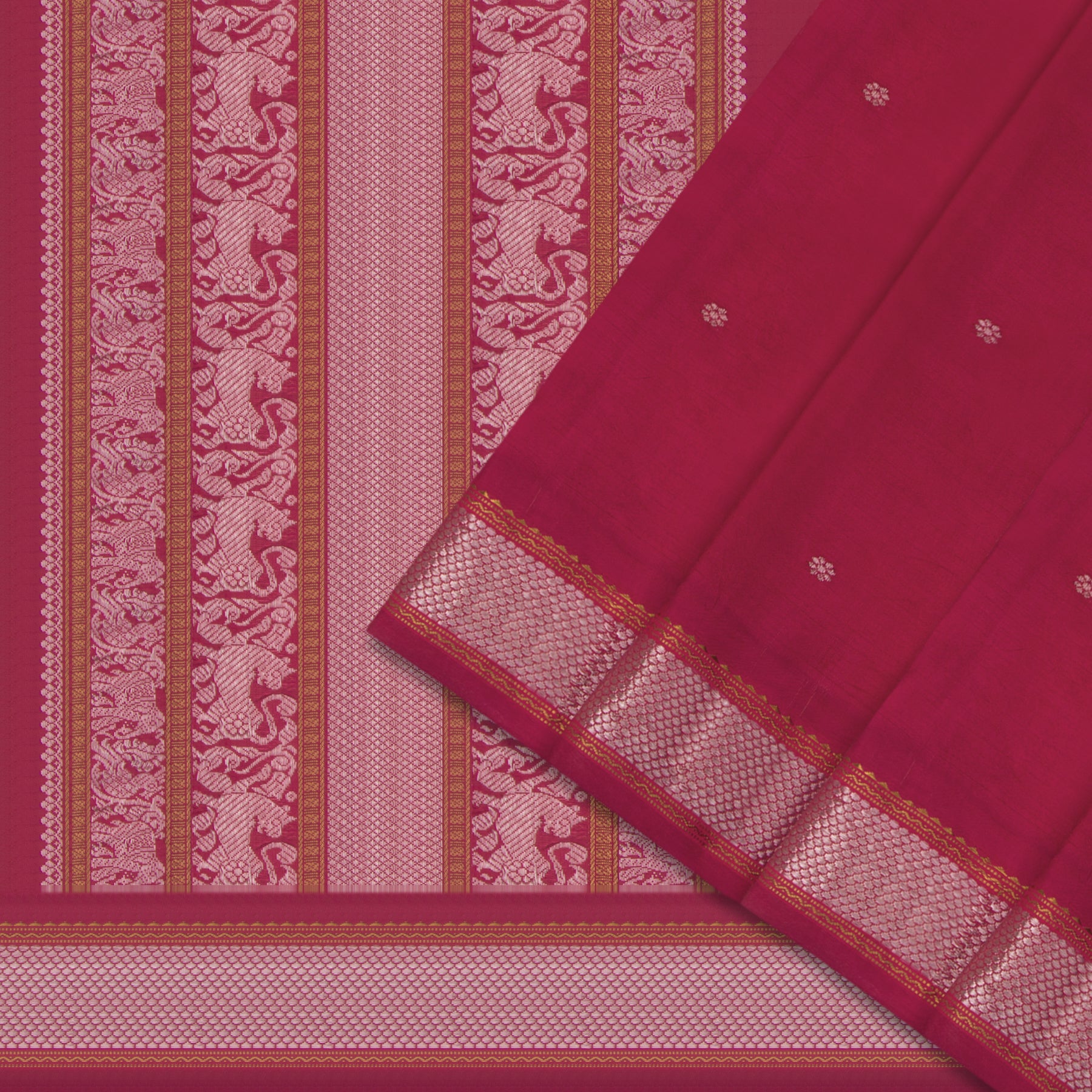 Kanakavalli Kanjivaram Silk Sari 22-041-HS001-00455 - Cover View