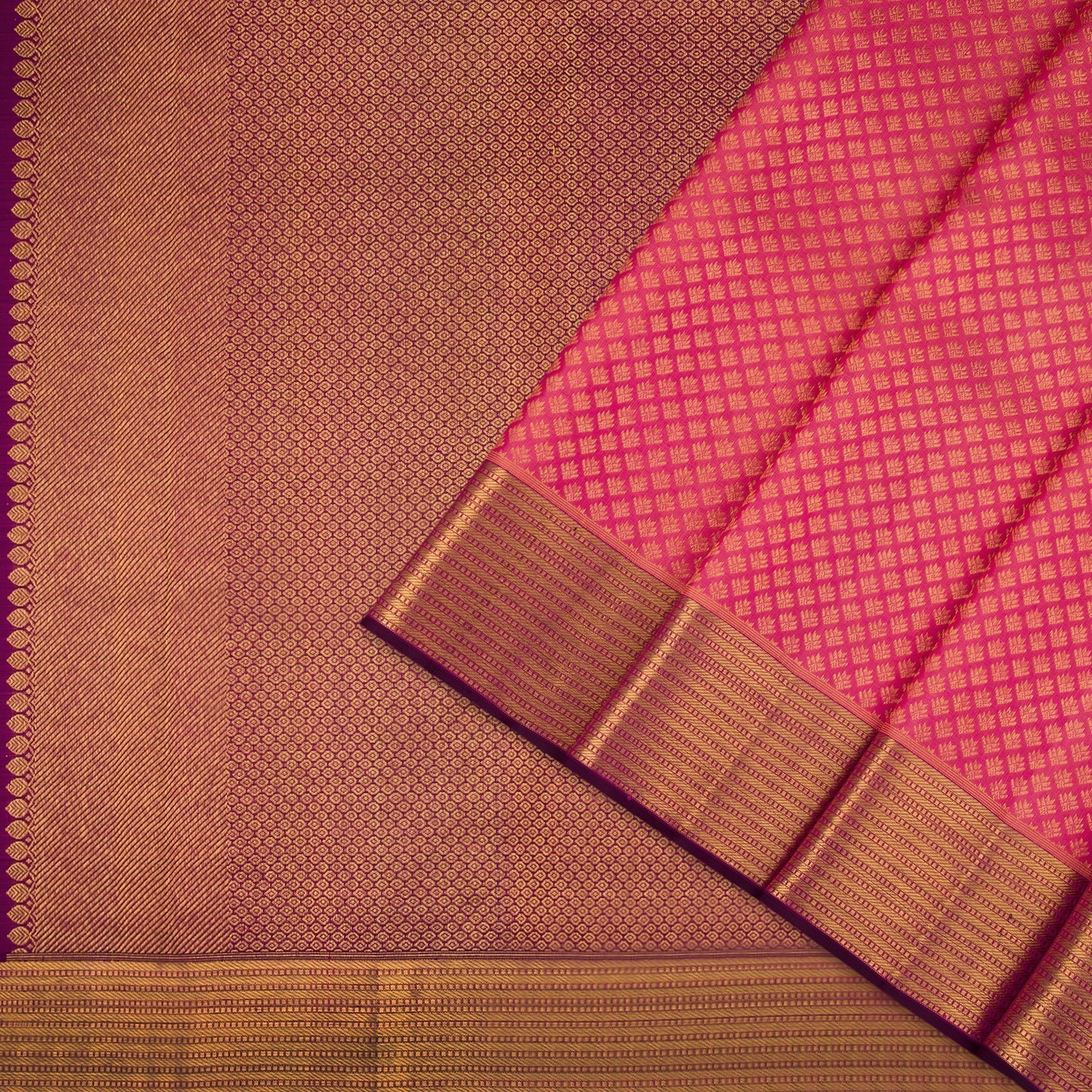 Kanakavalli Kanjivaram Silk Sari 22-060-HS001-00150 - Cover View