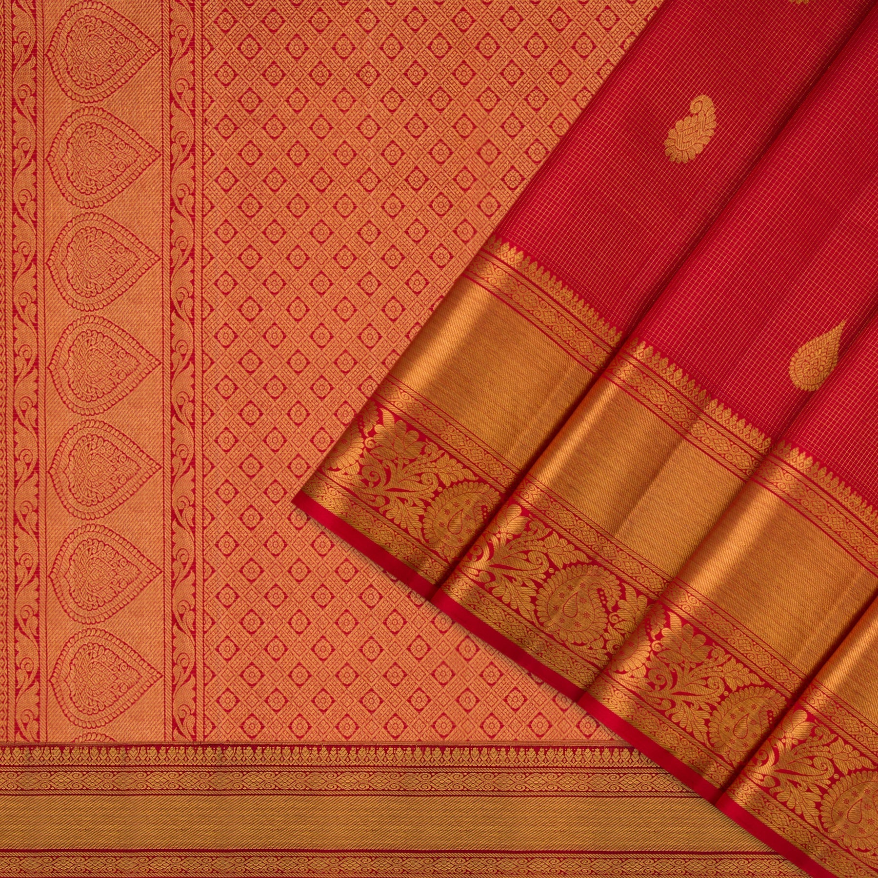 Kanakavalli Kanjivaram Silk Sari 22-060-HS001-00162 - Cover View