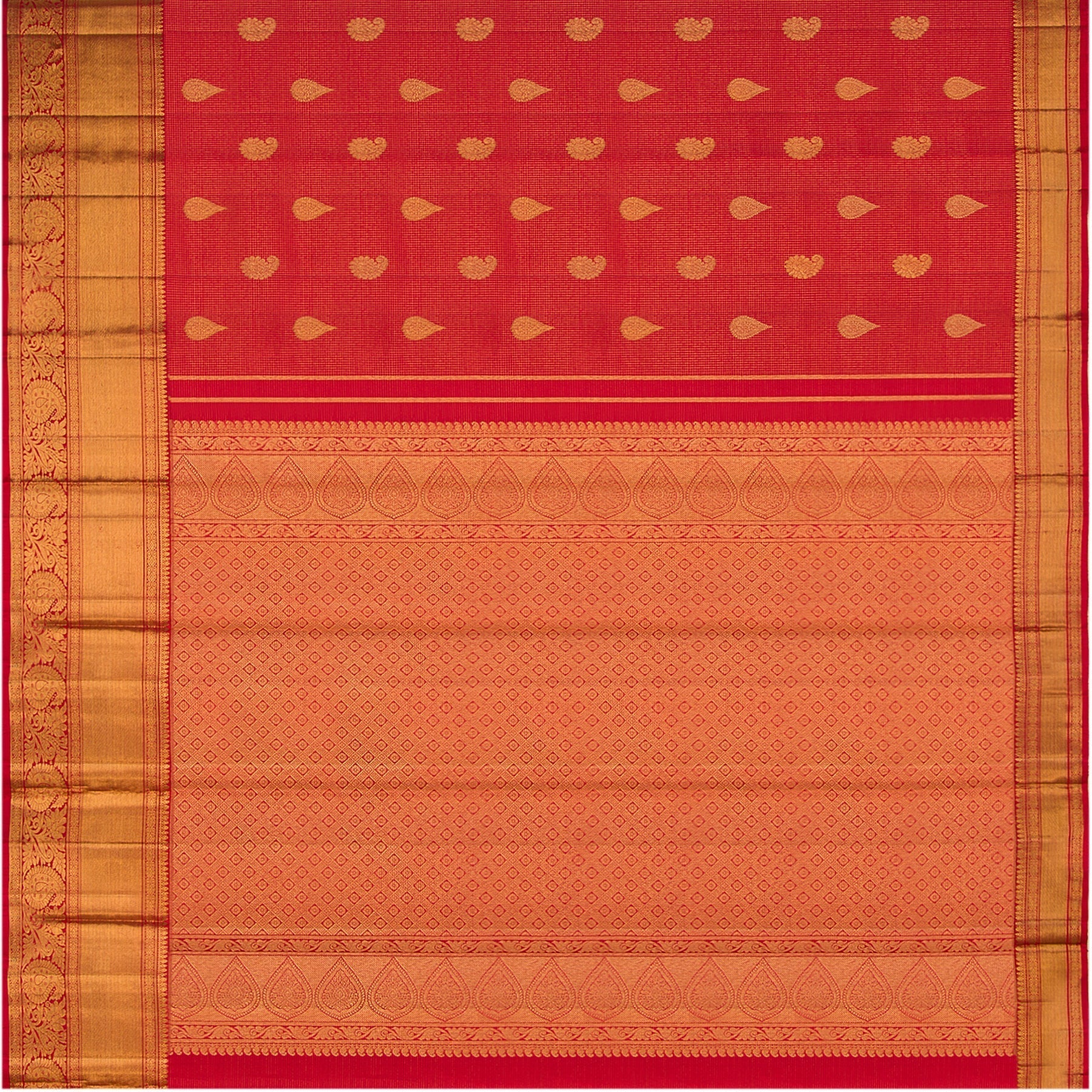 Kanakavalli Kanjivaram Silk Sari 22-060-HS001-00162 - Full View