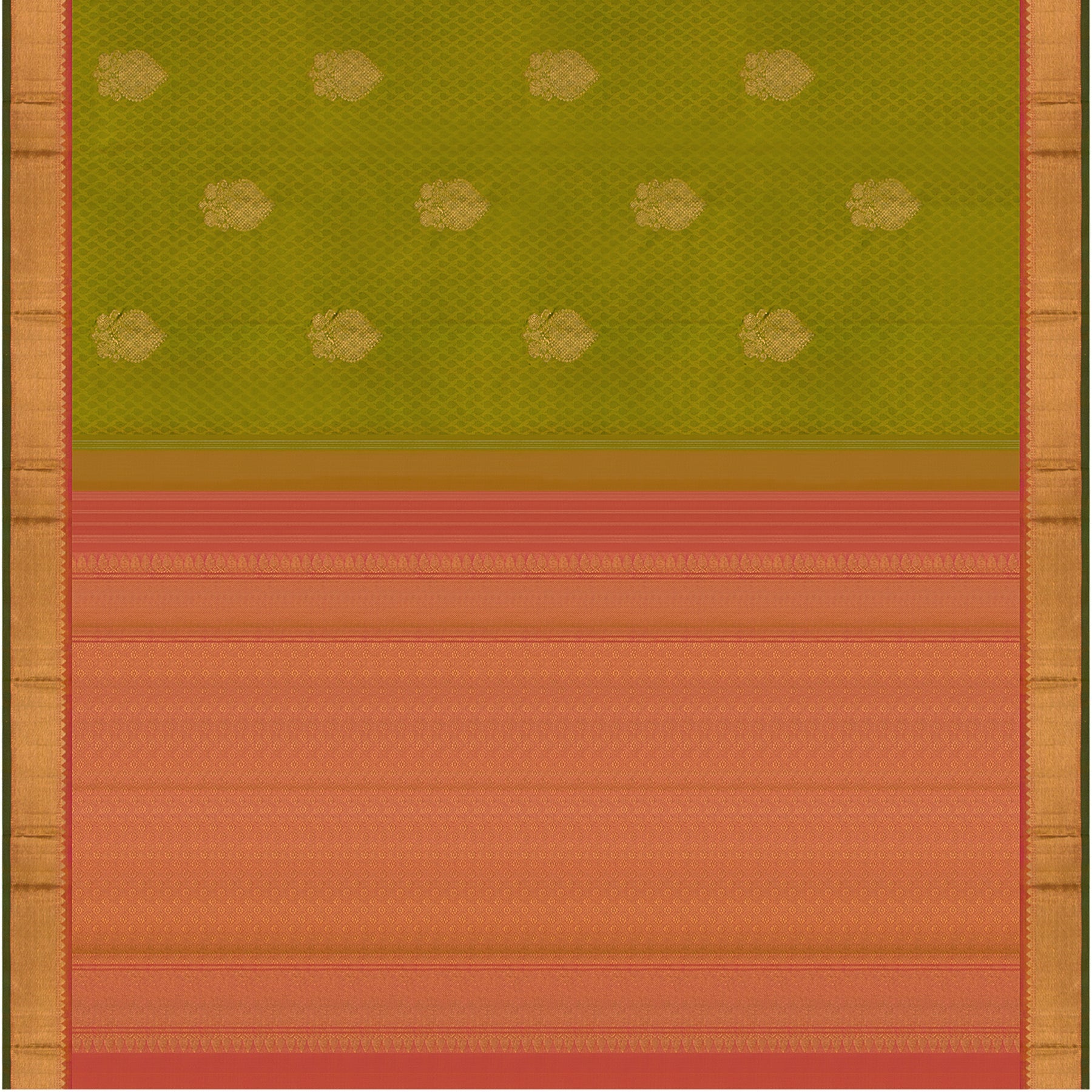 Kanakavalli Kanjivaram Silk Sari 22-090-HS001-12847 - Full View