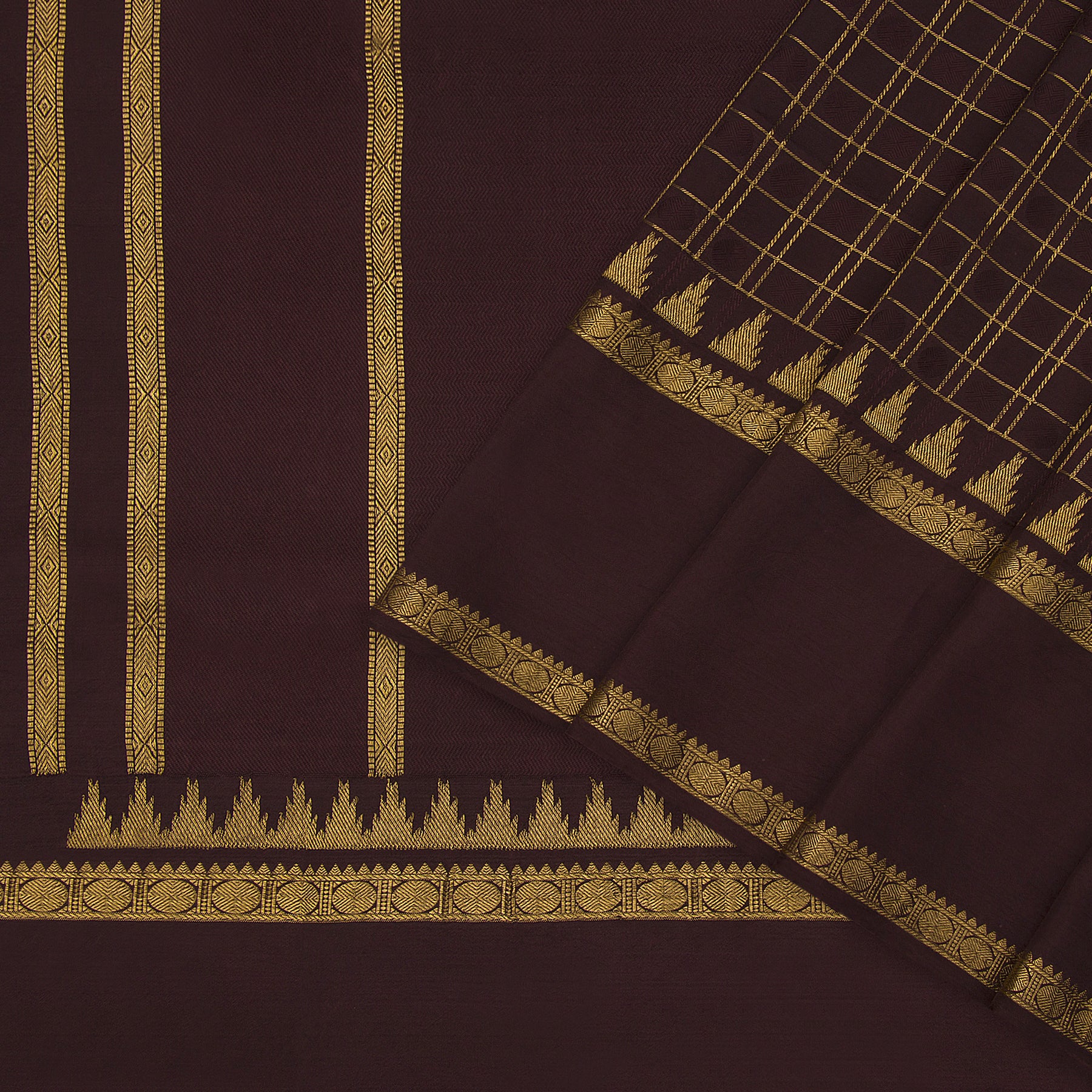 Kanakavalli Kanjivaram Silk Sari 22-100-HS001-00672 - Cover View