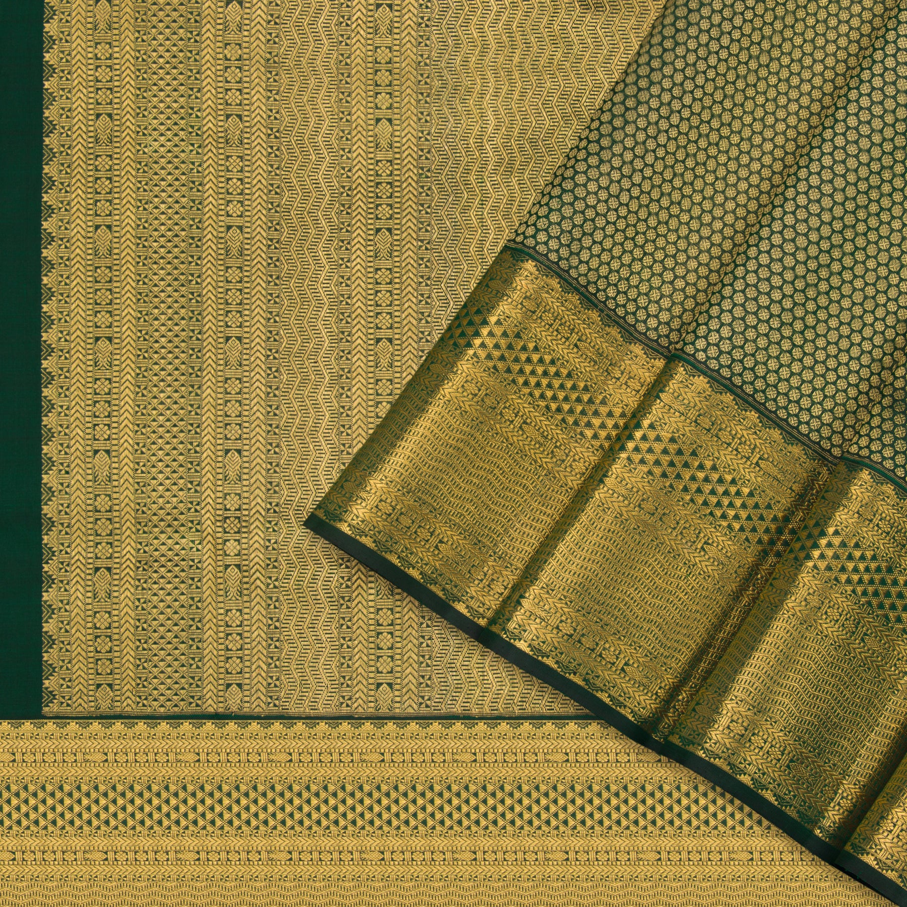 Kanakavalli Kanjivaram Silk Sari 22-100-HS001-00680 - Cover View