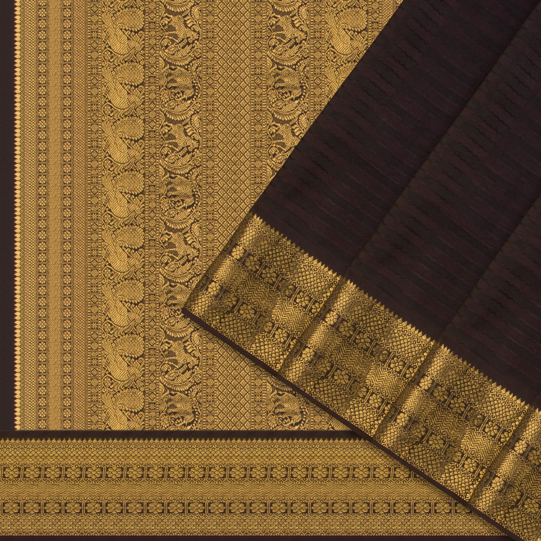 Kanakavalli Kanjivaram Silk Sari 22-100-HS001-06780 - Cover View