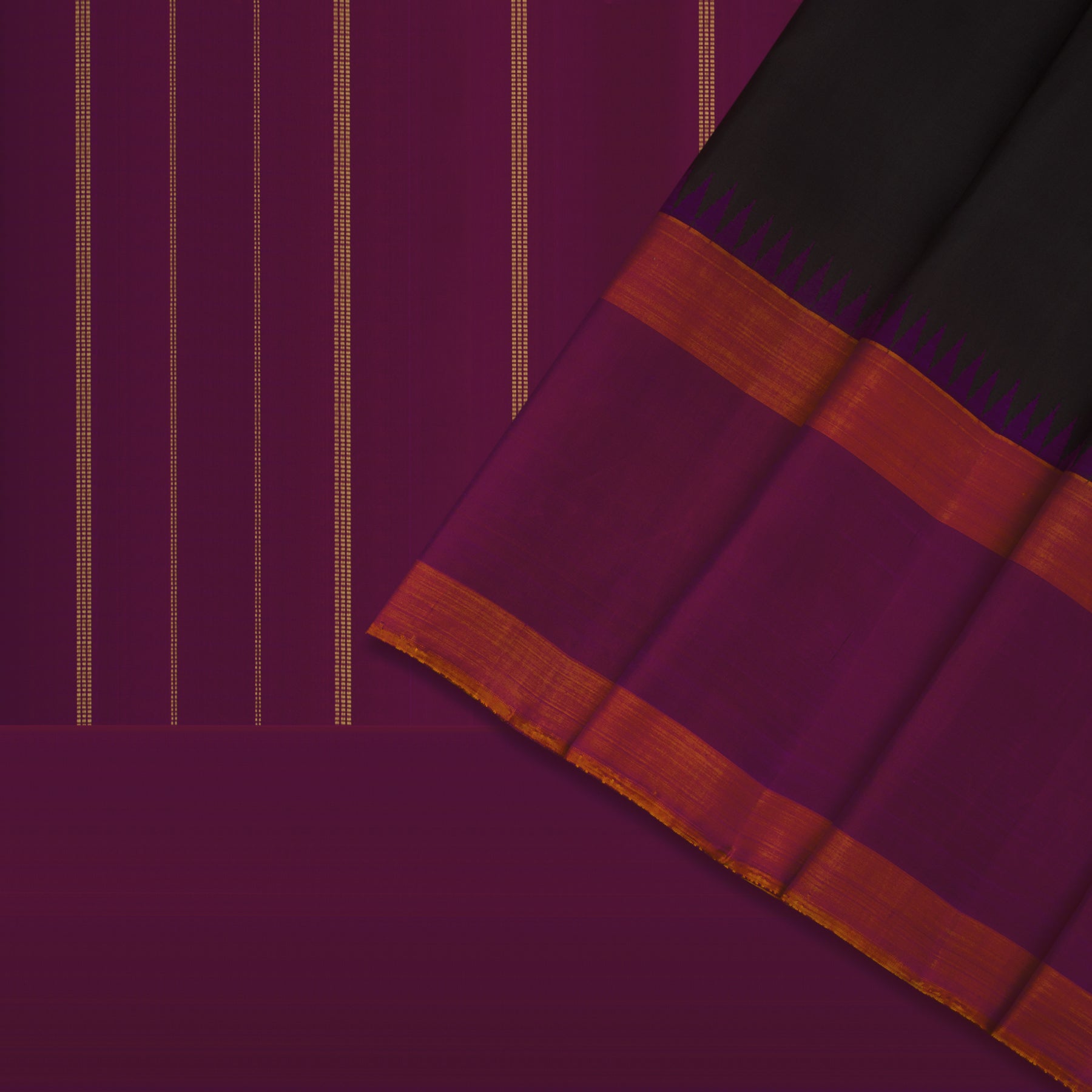 Kanakavalli Kanjivaram Silk Sari 22-100-HS001-11740 - Cover View