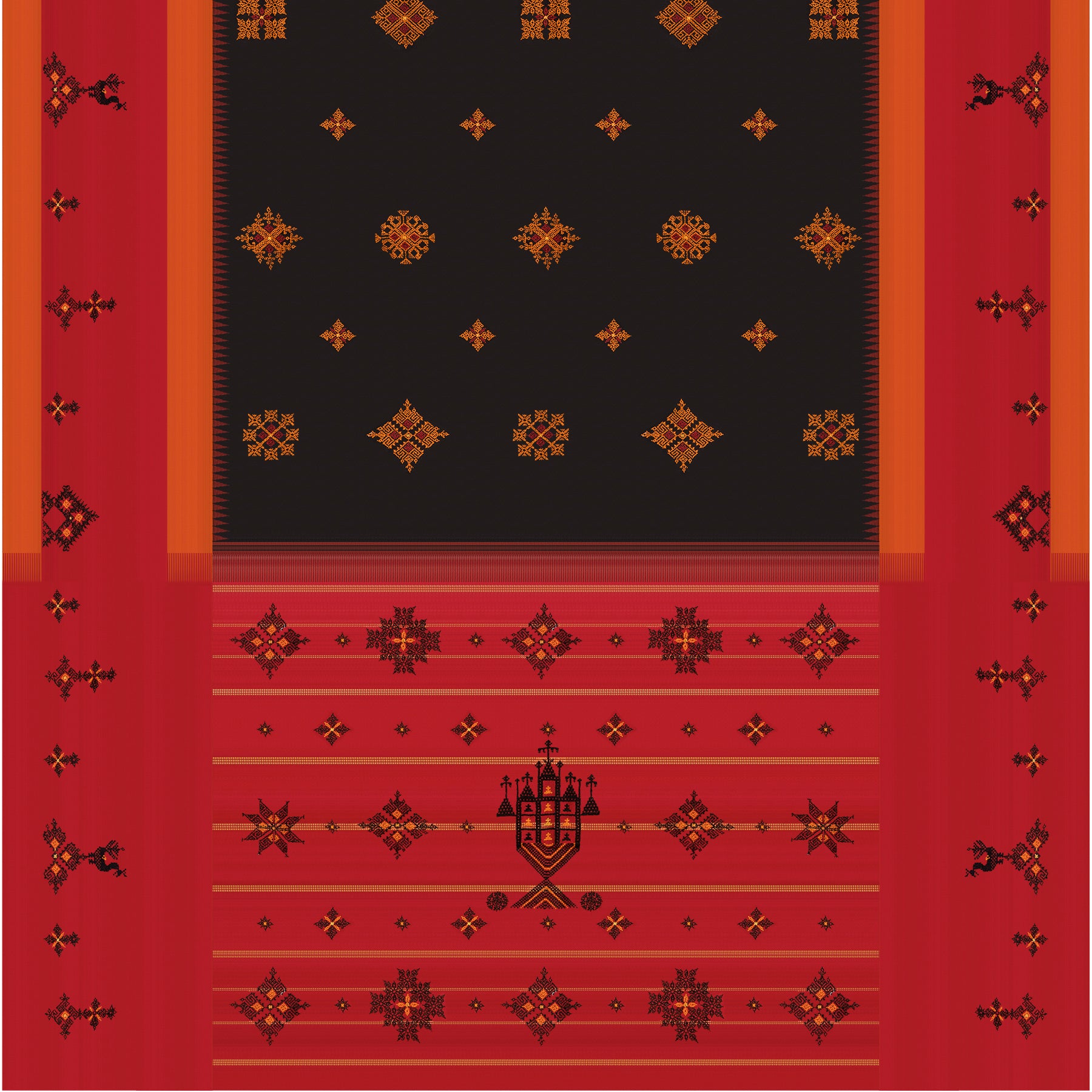Kanakavalli Kanjivaram Silk Sari 22-100-HS001-11755 - Full View
