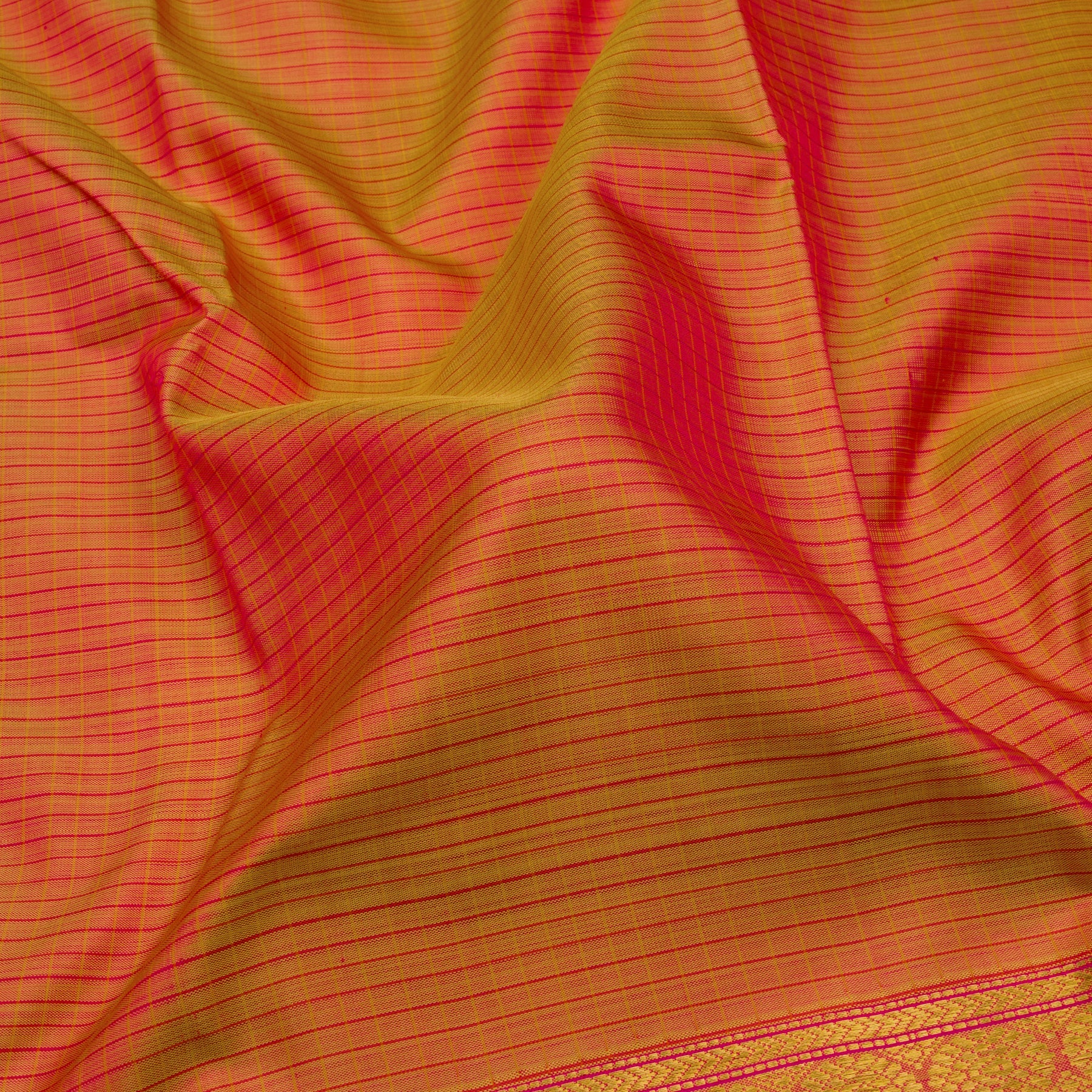 Kanakavalli Kanjivaram Silk Sari 22-100-HS001-11793 - Fabric View