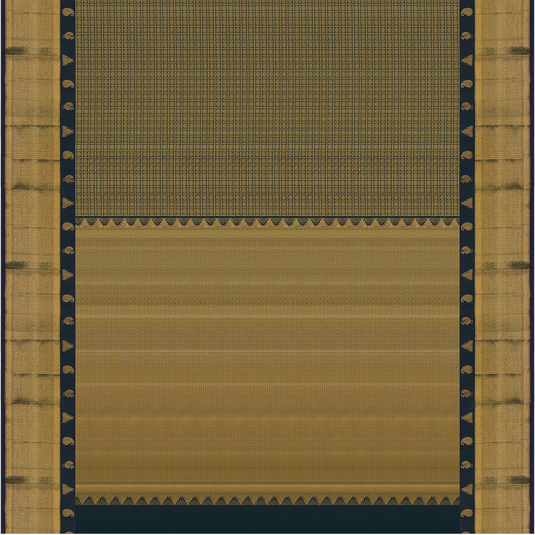 Kanakavalli Kanjivaram Silk Sari 22-100-HS001-11850 - Full View