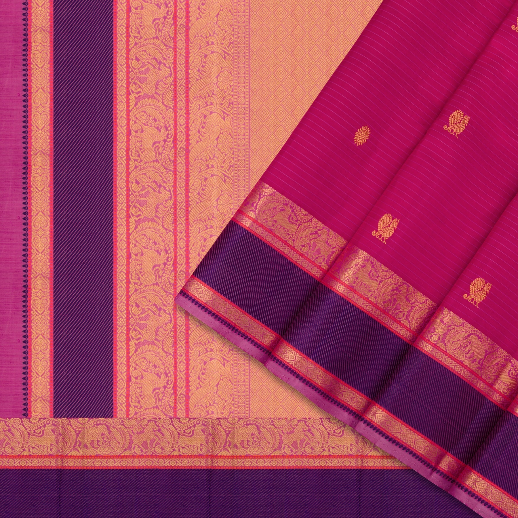 Kanakavalli Kanjivaram Silk Sari 22-100-HS001-11880 - Cover View