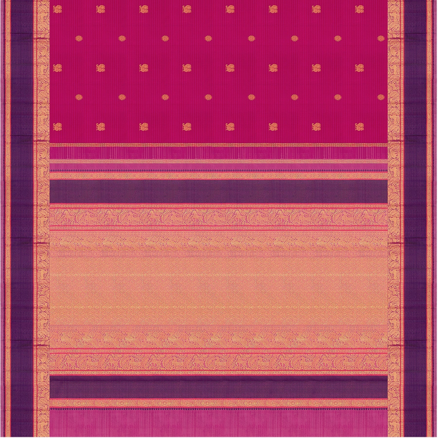 Kanakavalli Kanjivaram Silk Sari 22-100-HS001-11880 - Full View