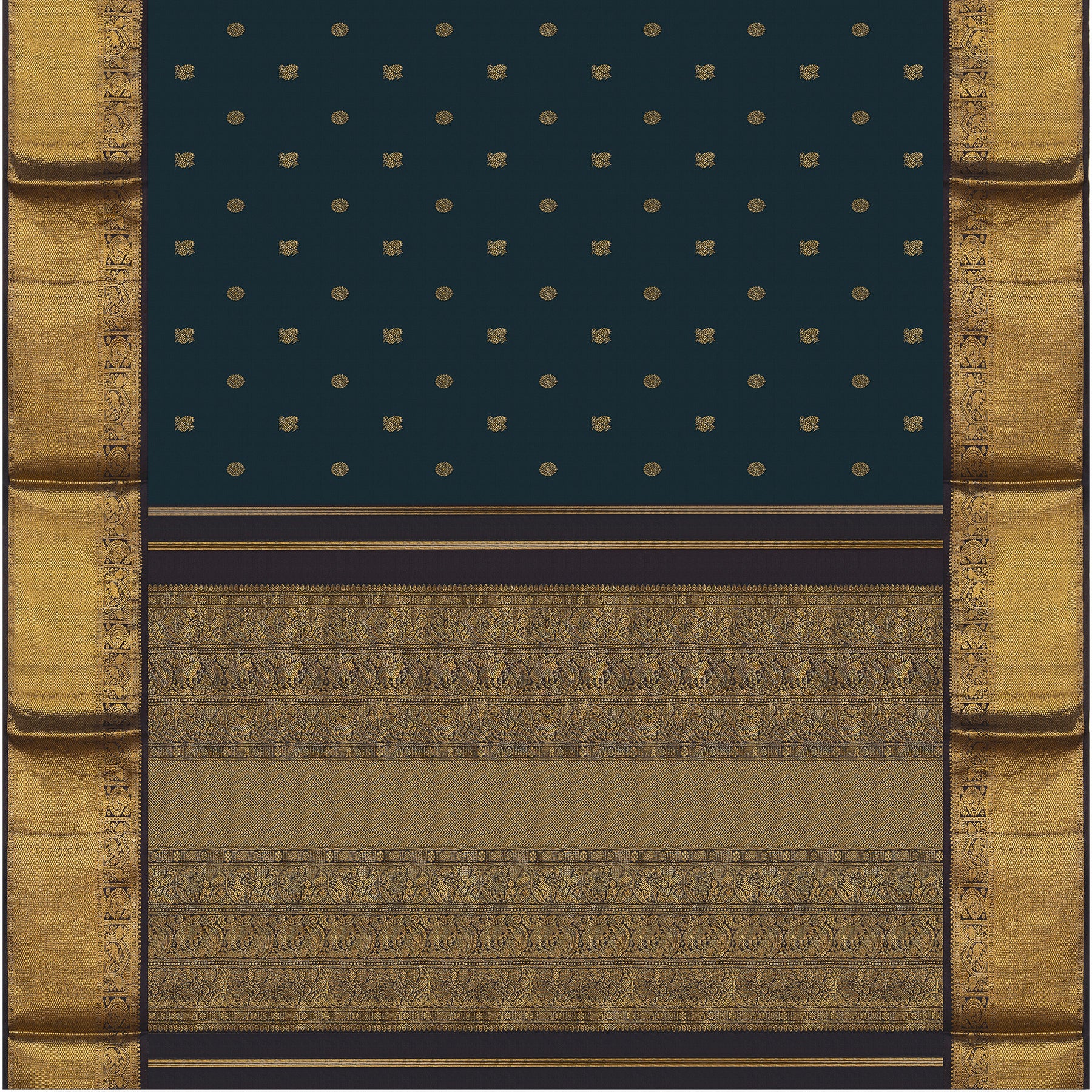 Kanakavalli Kanjivaram Silk Sari 22-110-HS001-00852 - Full View