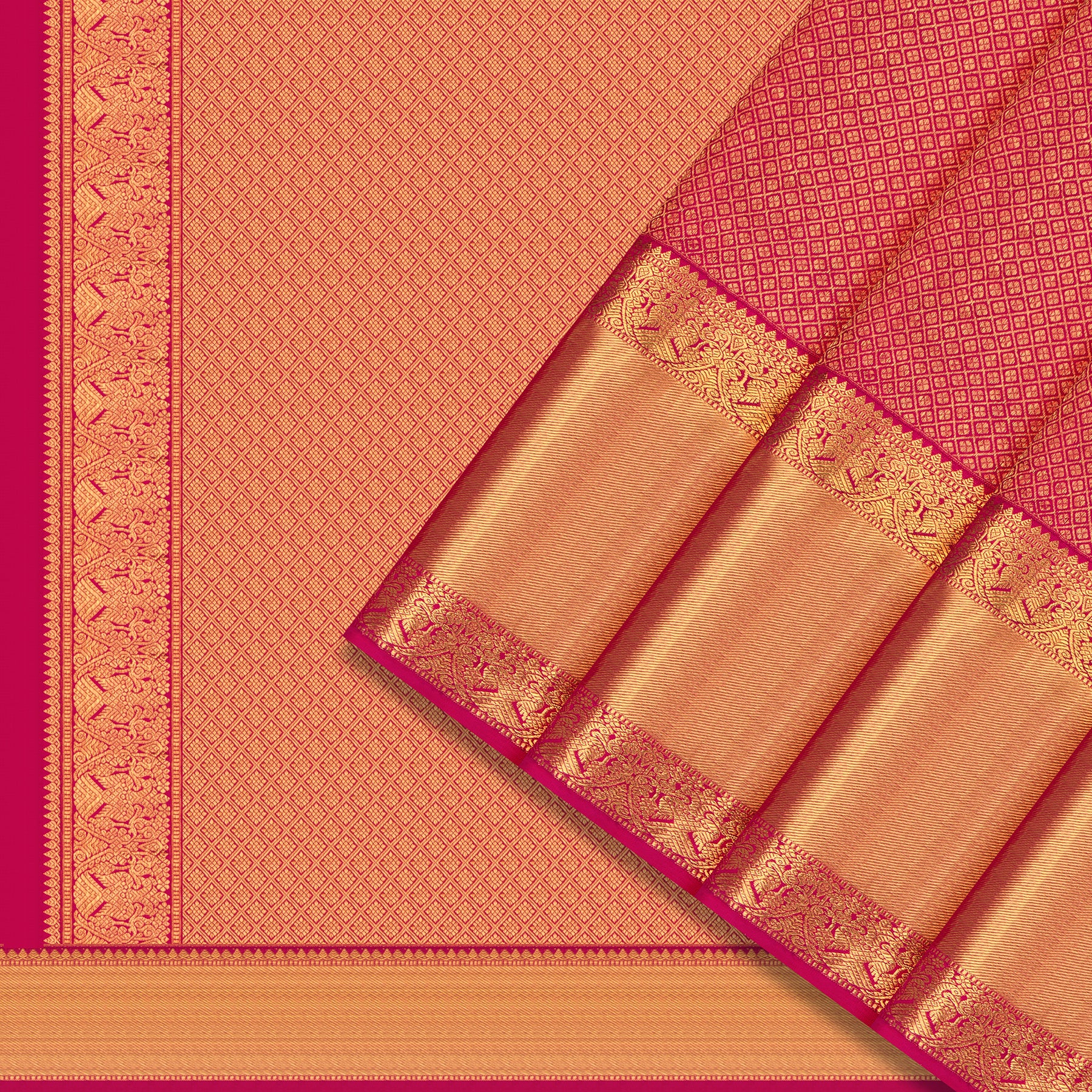 Kanakavalli Kanjivaram Silk Sari 22-110-HS001-01702 - Cover View