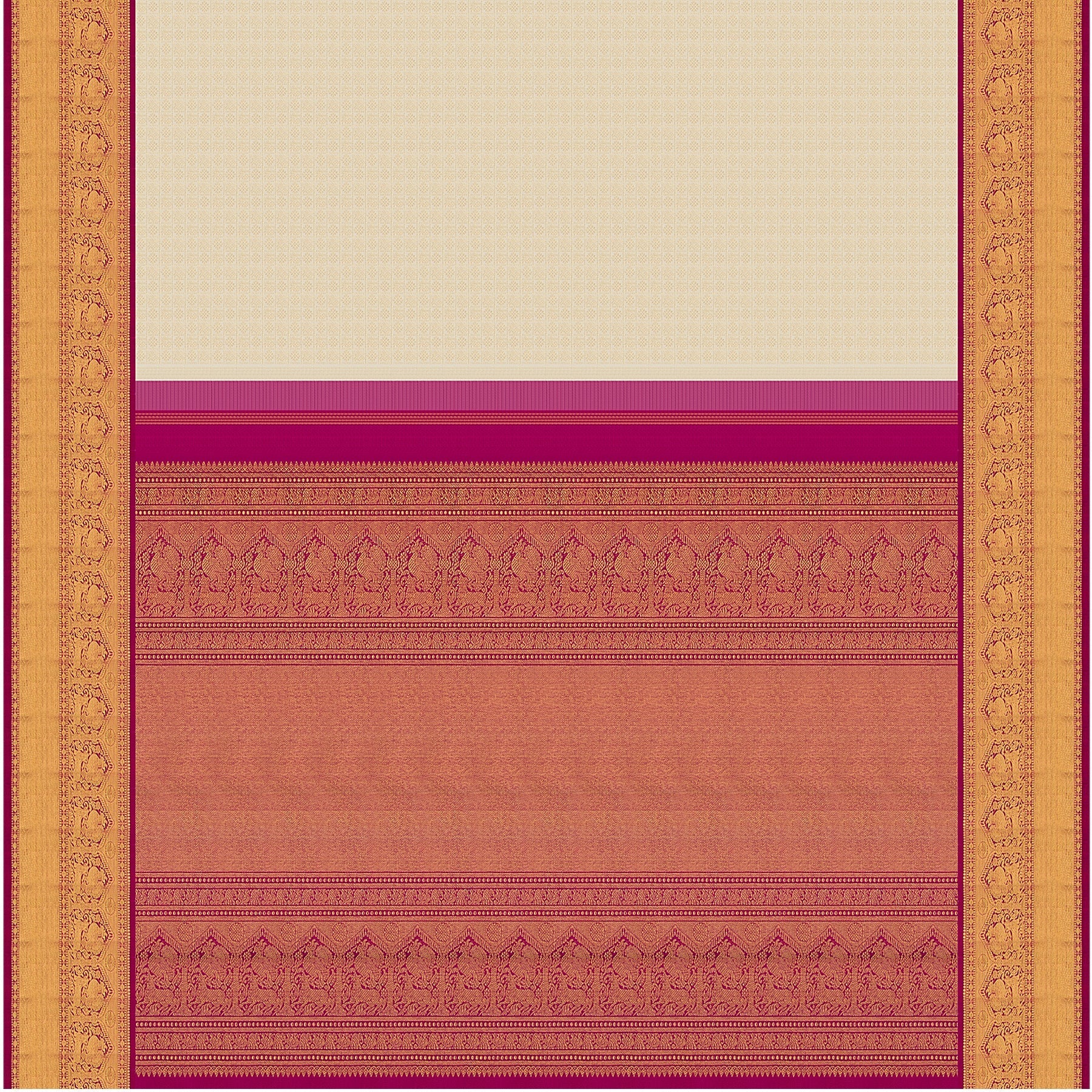 Kanakavalli Kanjivaram Silk Sari 22-110-HS001-02708 - Full View
