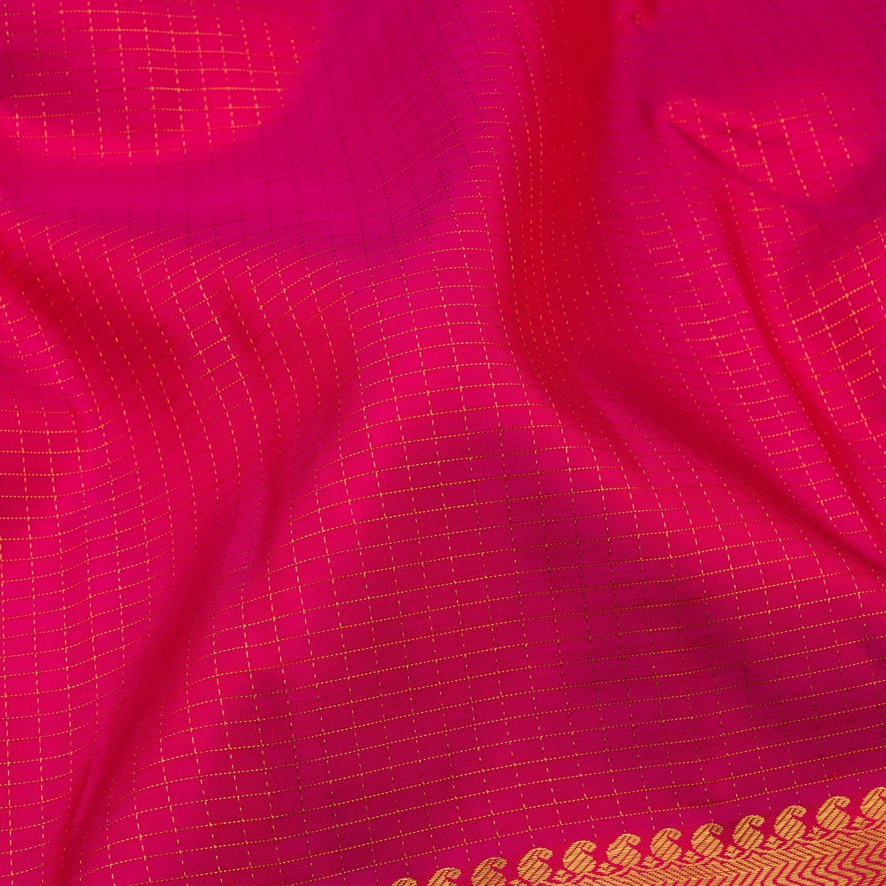 Kanakavalli Kanjivaram Silk Sari 22-110-HS001-04133 - Fabric View