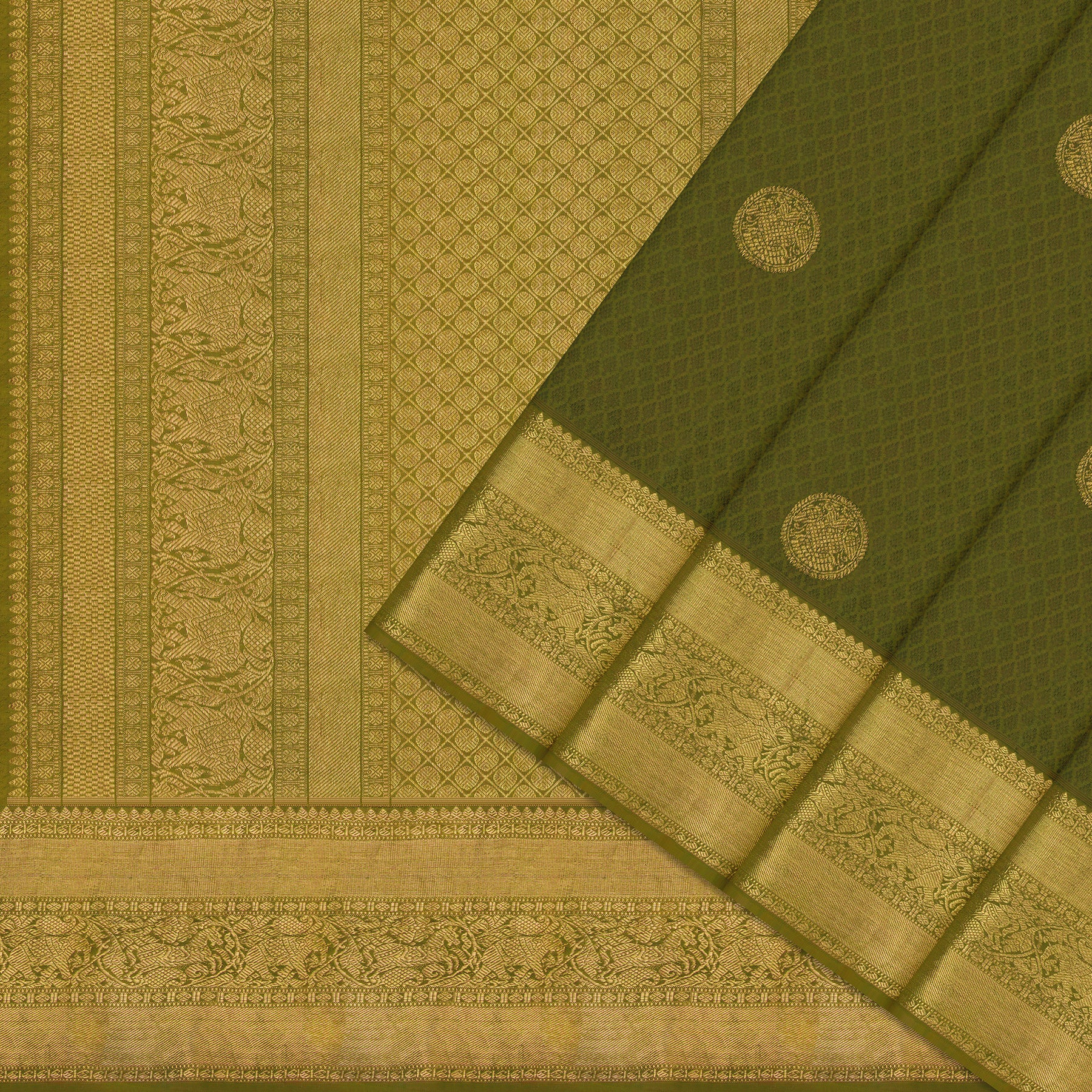 Kanakavalli Kanjivaram Silk Sari 22-110-HS001-04887 - Cover View