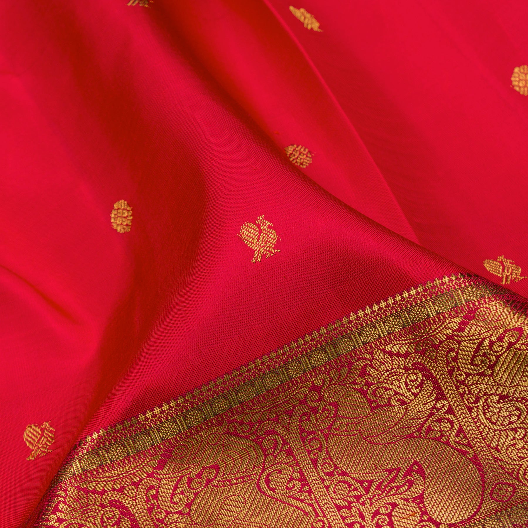 Kanakavalli Kanjivaram Silk Sari 22-110-HS001-06005 - Fabric View