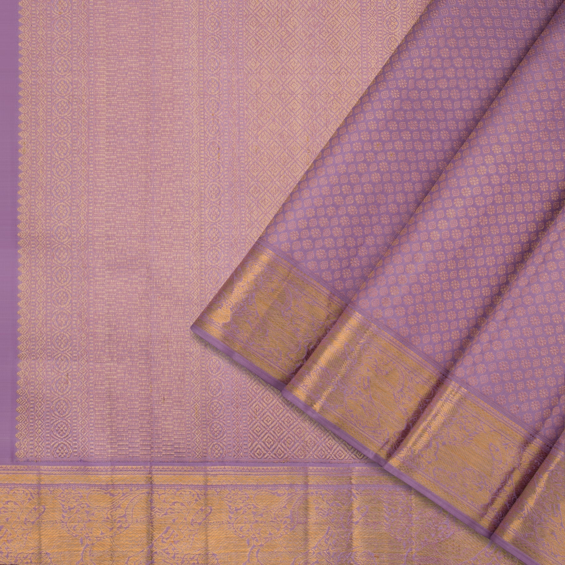 Kanakavalli Kanjivaram Silk Sari 22-110-HS001-07491 - Cover View