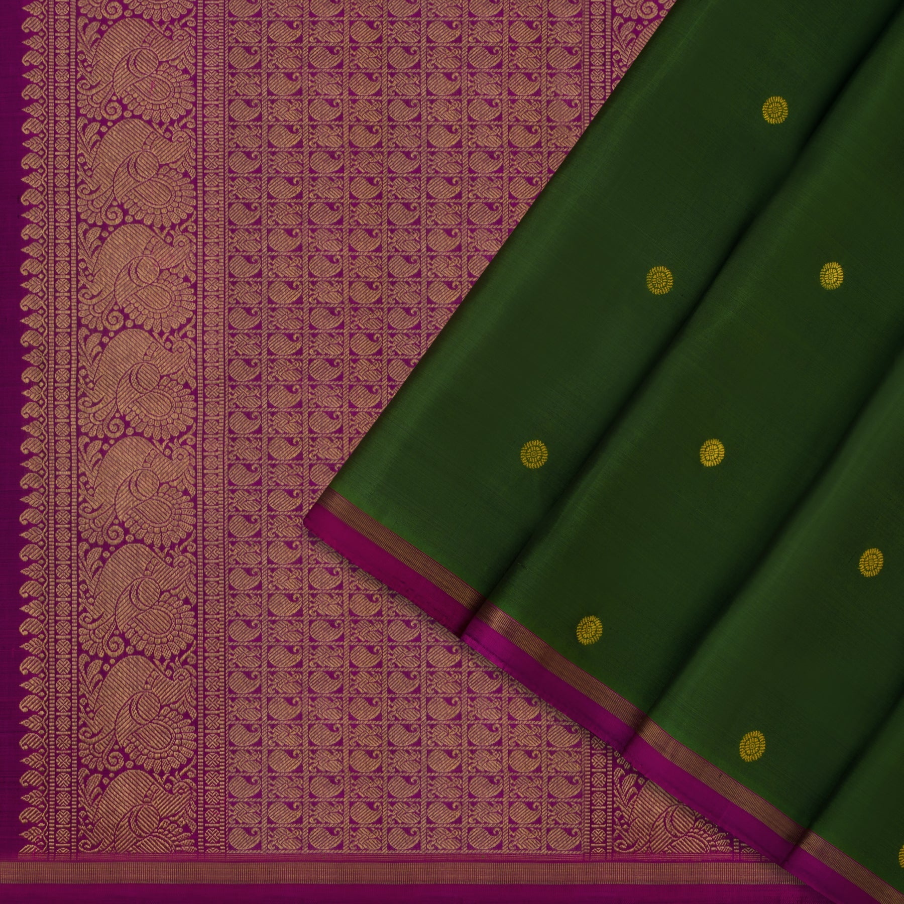 Kanakavalli Kanjivaram Silk Sari 22-110-HS001-07559 - Cover View