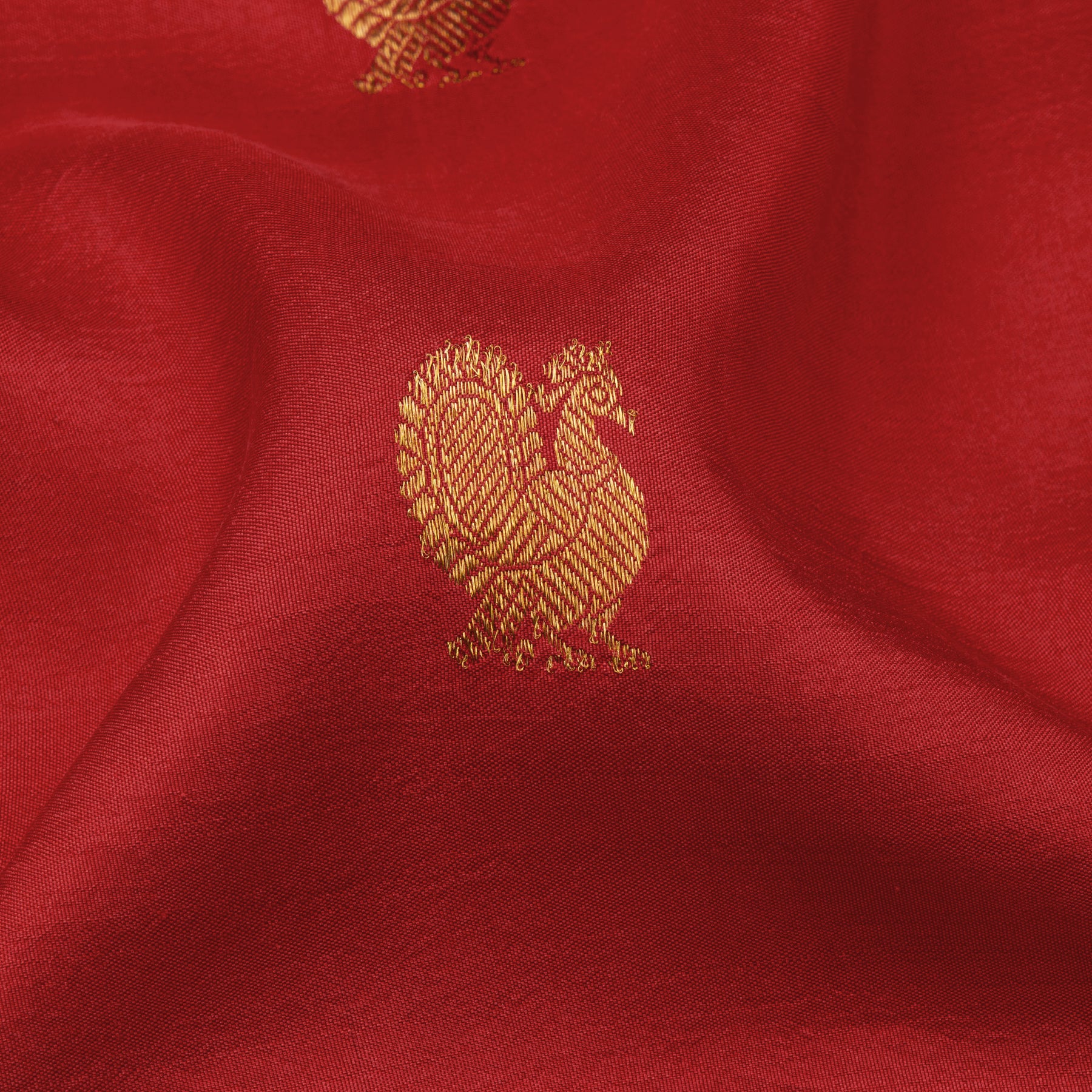 Kanakavalli Kanjivaram Silk Sari 22-110-HS001-07565 - Fabric View