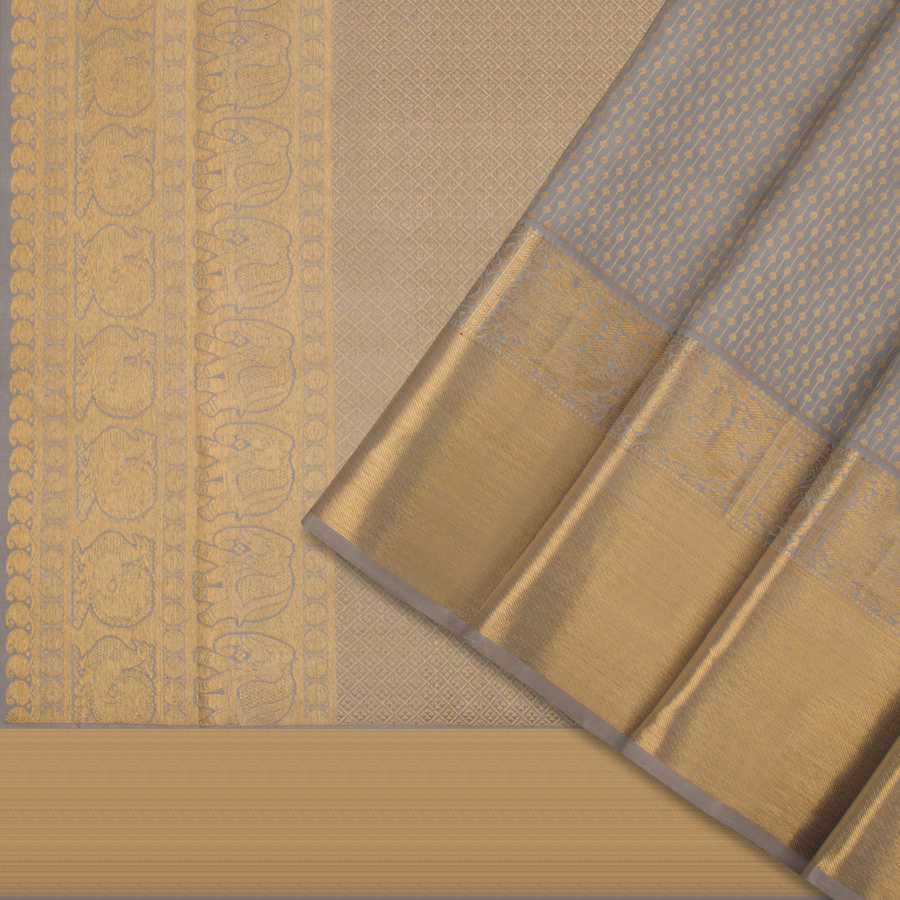Kanakavalli Kanjivaram Silk Sari 22-110-HS001-08574 - Cover View
