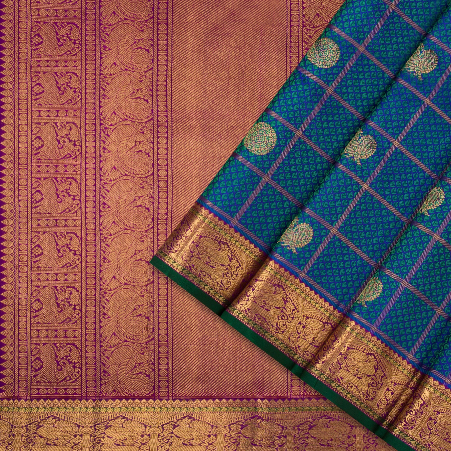 Kanakavalli Kanjivaram Silk Sari 22-110-HS001-08903 - Cover View