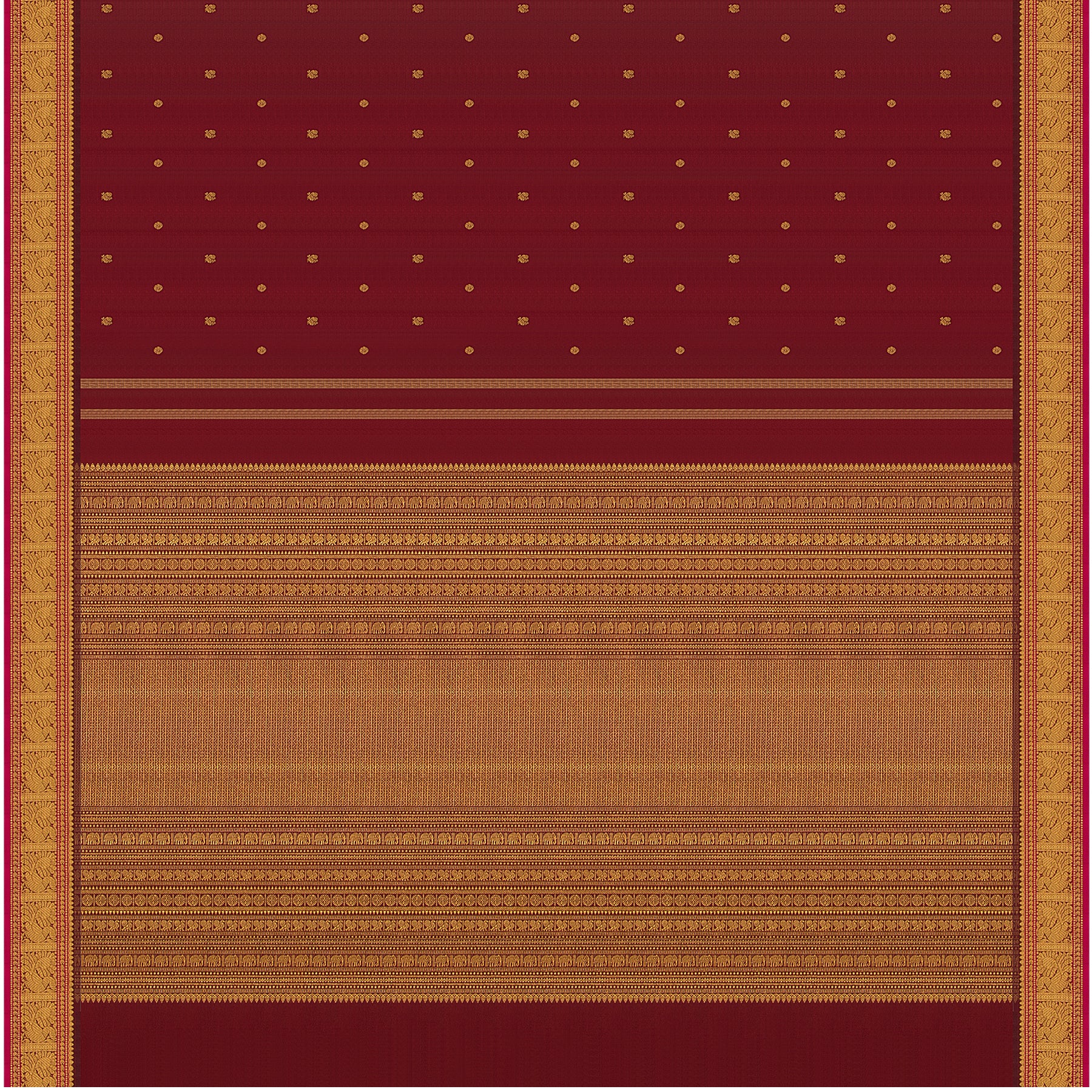 Kanakavalli Kanjivaram Silk Sari 22-110-HS001-08906 - Full View