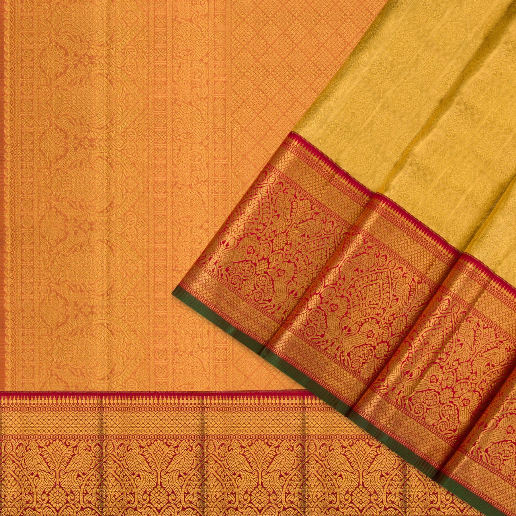 Kanakavalli Kanjivaram Silk Sari 22-110-HS001-12473 - Cover View