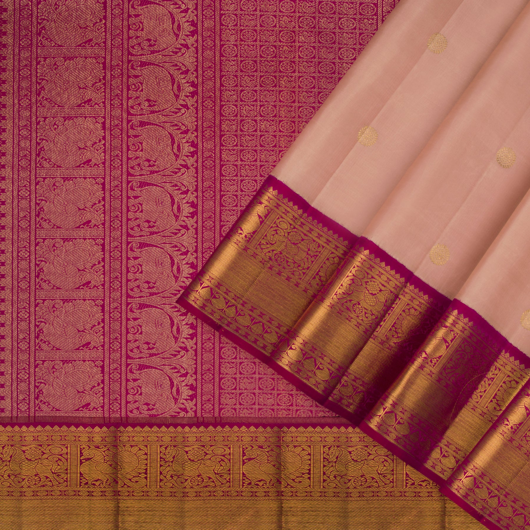 Kanakavalli Kanjivaram Silk Sari 22-110-HS001-12620 - Cover View