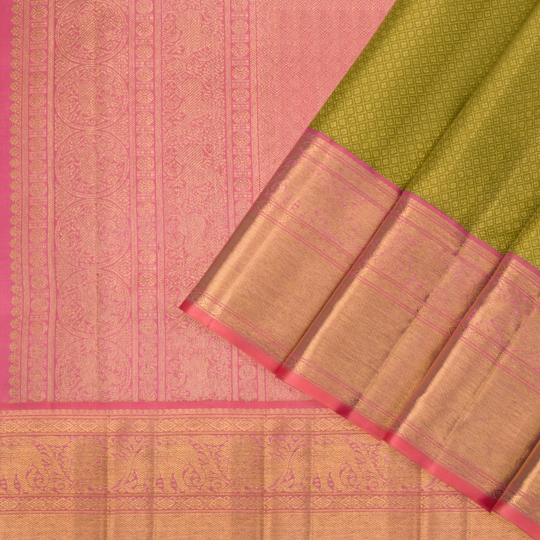 Kanakavalli Kanjivaram Silk Sari 22-110-HS001-14748 - Cover View