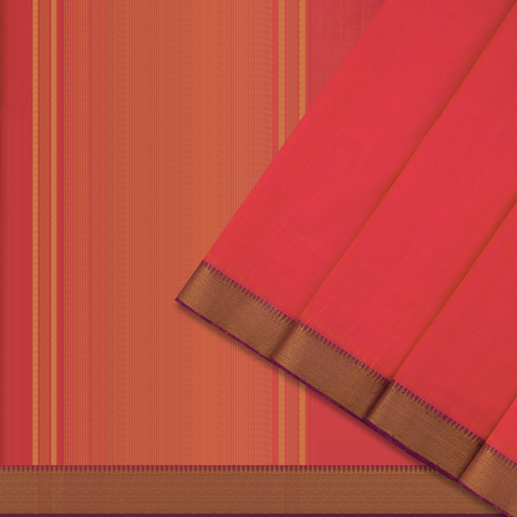 Kanakavalli Mangalgiri Cotton Sari 22-261-HS003-01118 - Cover View